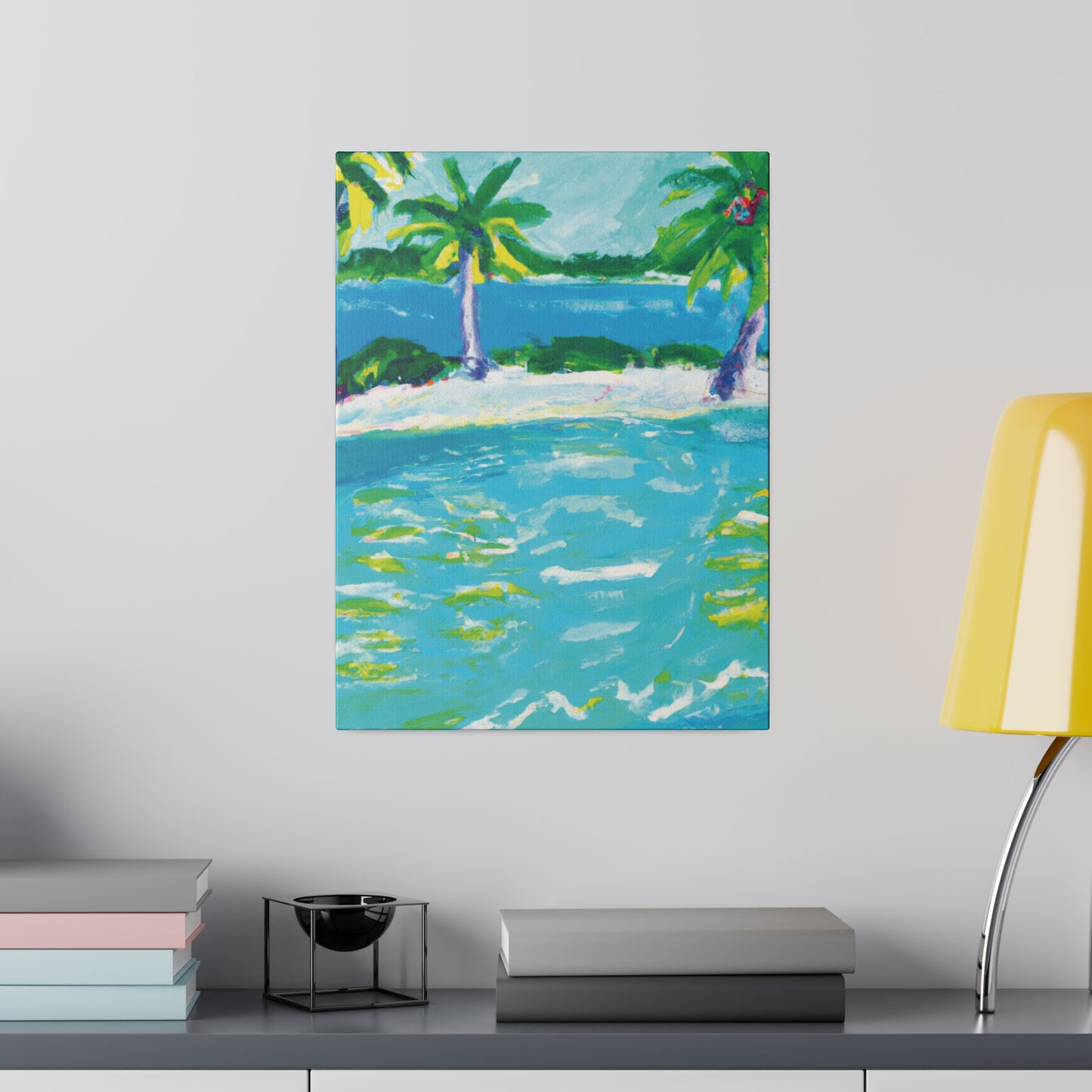 9256K - Bahamas Ocean Painting Print | Bahamas | Ocean | Beach | Poster | Home Decor | Wall Art | Canvas