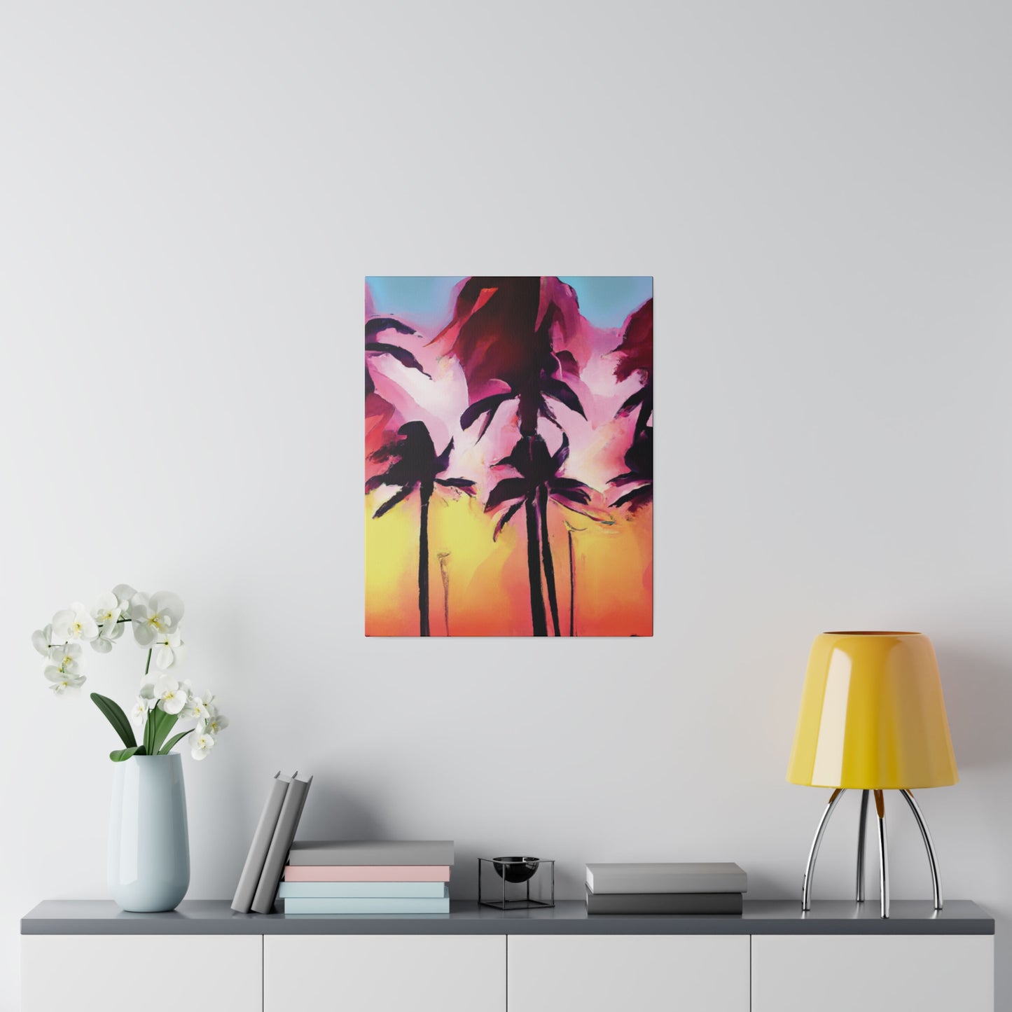 4536X - Miami Beach Sunset Painting Print | Miami | Beach | Sunset | Poster | Home Decor | Wall Art | Canvas