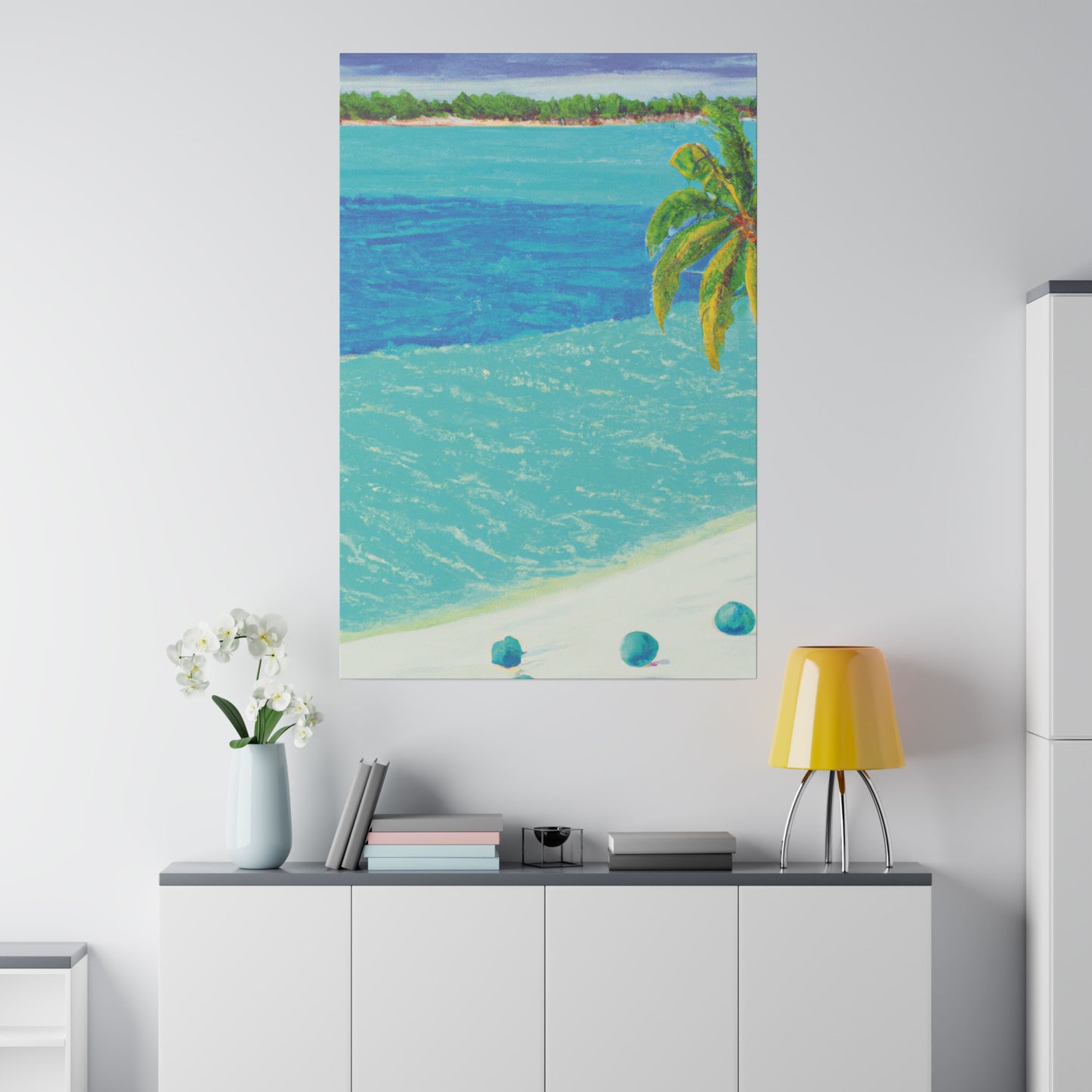 7221H - Bahamas Ocean Painting Print | Bahamas | Ocean | Beach | Poster | Home Decor | Wall Art | Canvas