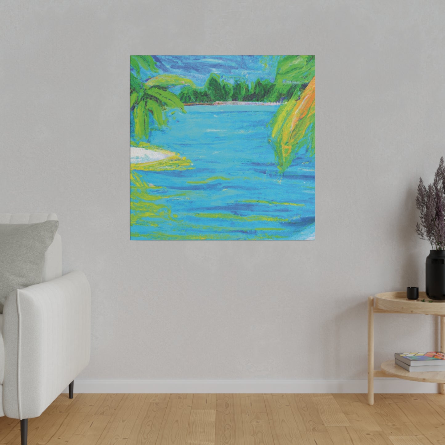 9709k - Bahamas Ocean Painting Print | Bahamas | Ocean | Beach | Poster | Home Decor | Wall Art | Canvas