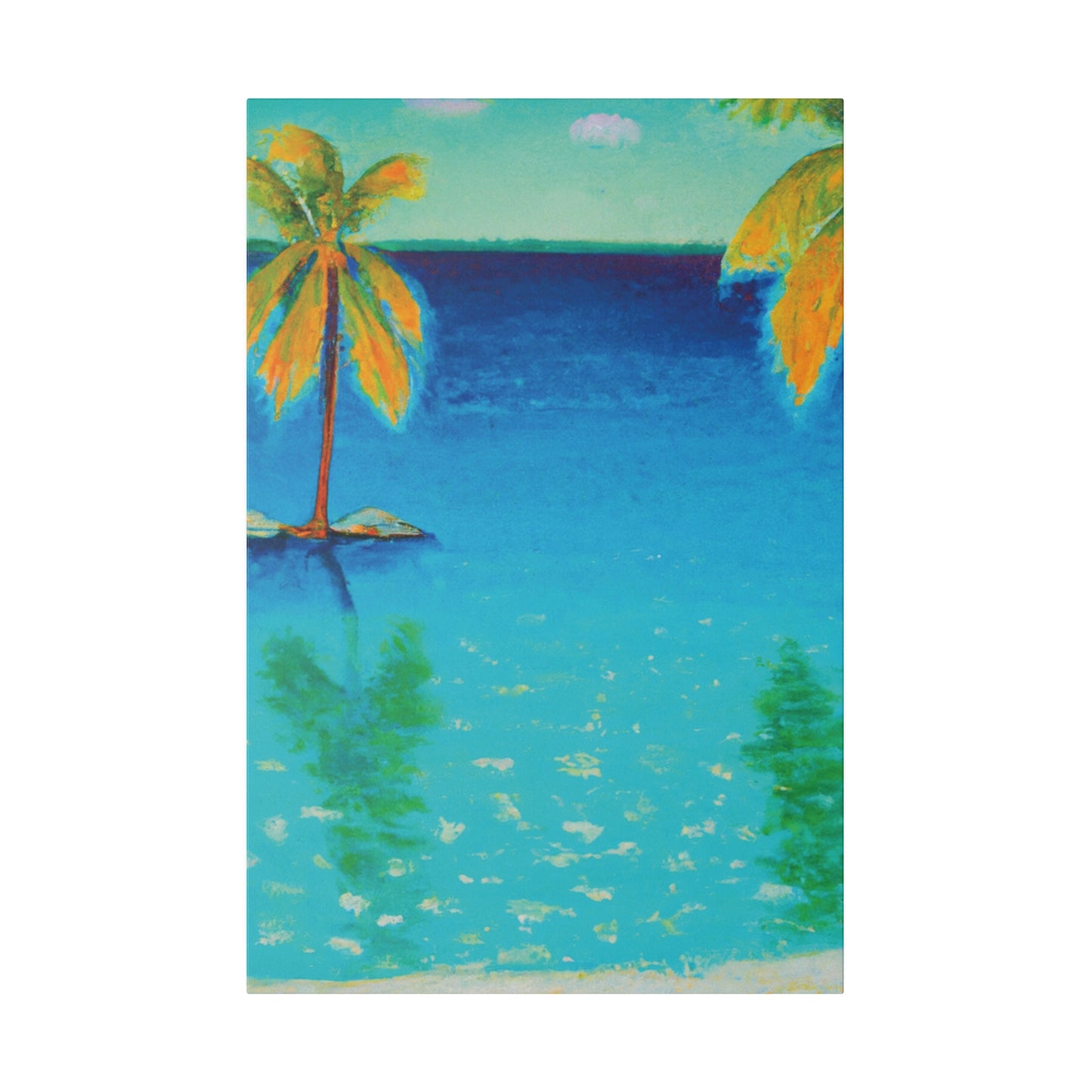 9234A - Bahamas Ocean Painting Print | Bahamas | Ocean | Beach | Poster | Home Decor | Wall Art | Canvas