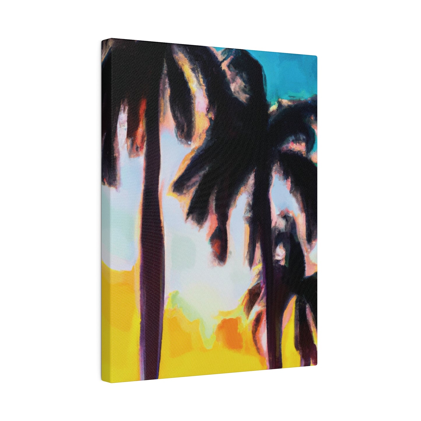 5485W - Miami Beach Sunset Painting Print | Miami | Beach | Sunset | Poster | Home Decor | Wall Art | Canvas