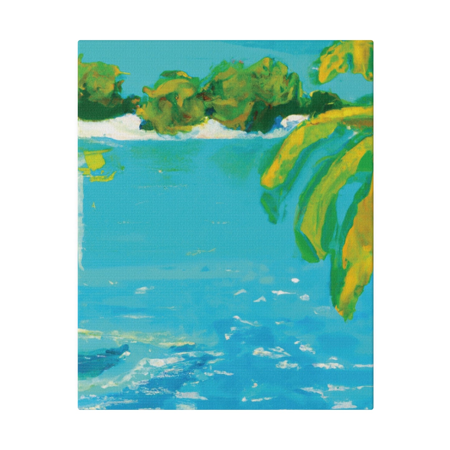 2261V - Bahamas Ocean Painting Print | Bahamas | Ocean | Beach | Poster | Home Decor | Wall Art | Canvas