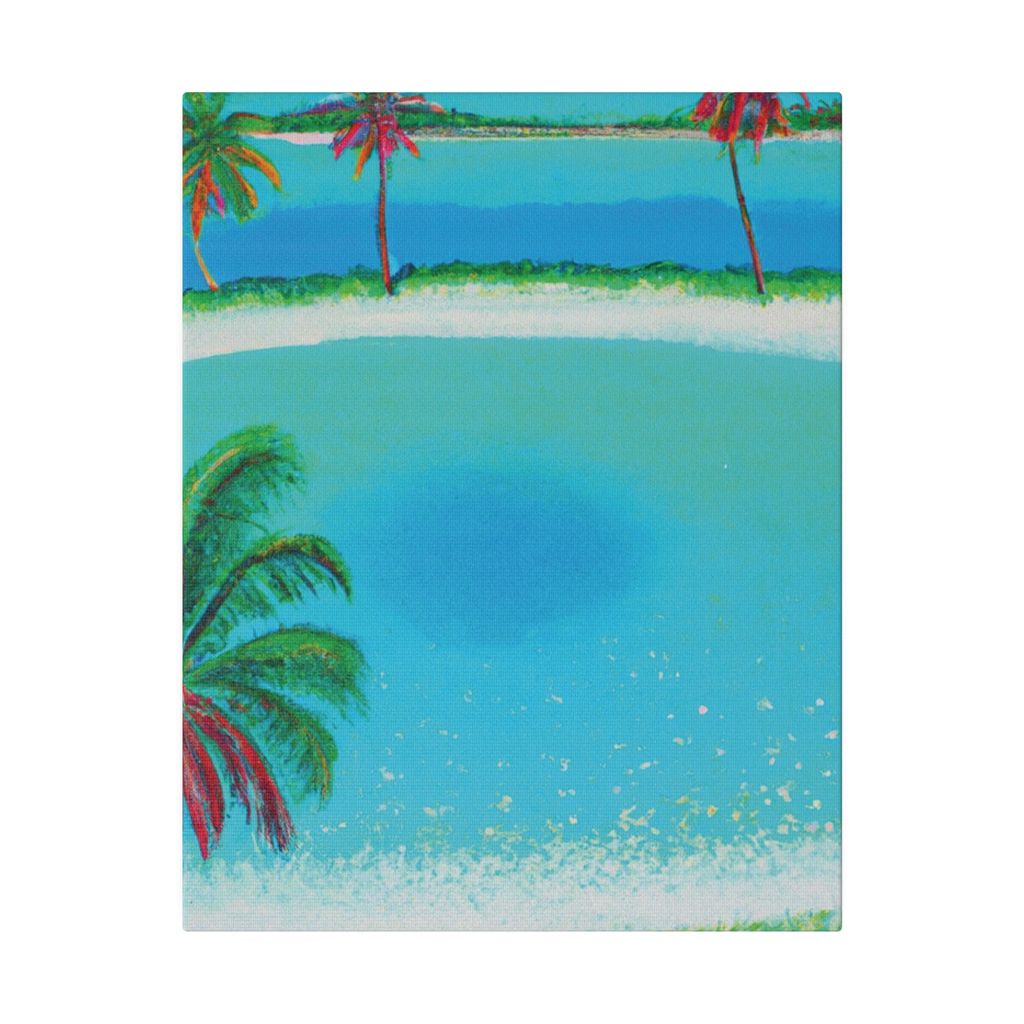 2198G - Bahamas Ocean Painting Print | Bahamas | Ocean | Beach | Poster | Home Decor | Wall Art | Canvas