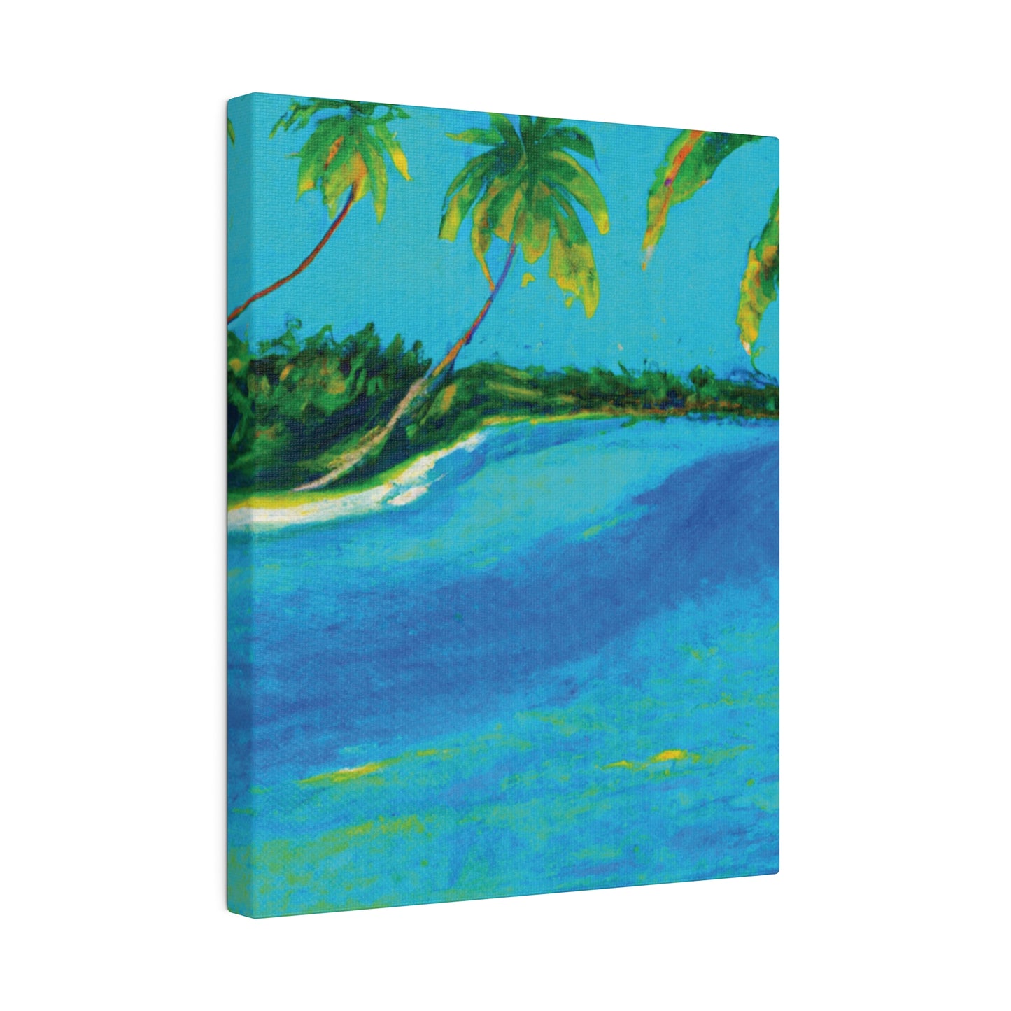 5491K - Bahamas Ocean Painting Print | Bahamas | Ocean | Beach | Poster | Home Decor | Wall Art | Canvas