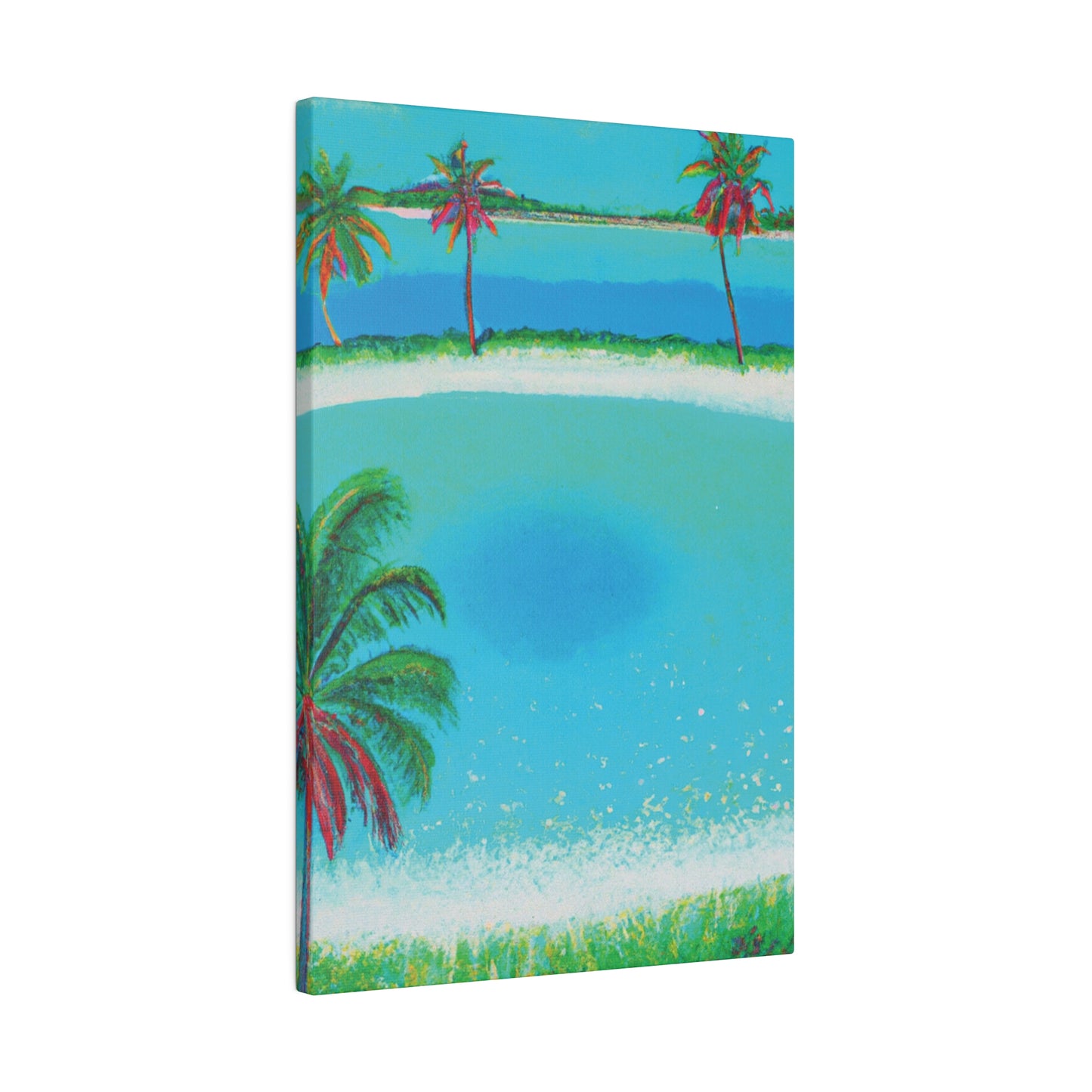 2198G - Bahamas Ocean Painting Print | Bahamas | Ocean | Beach | Poster | Home Decor | Wall Art | Canvas