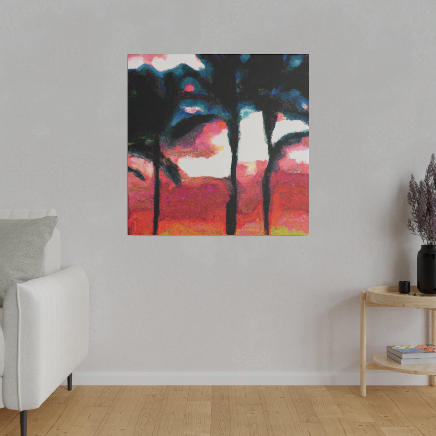 9677K - Miami Beach Sunset Painting Print | Miami | Beach | Sunset | Poster | Home Decor | Wall Art | Canvas