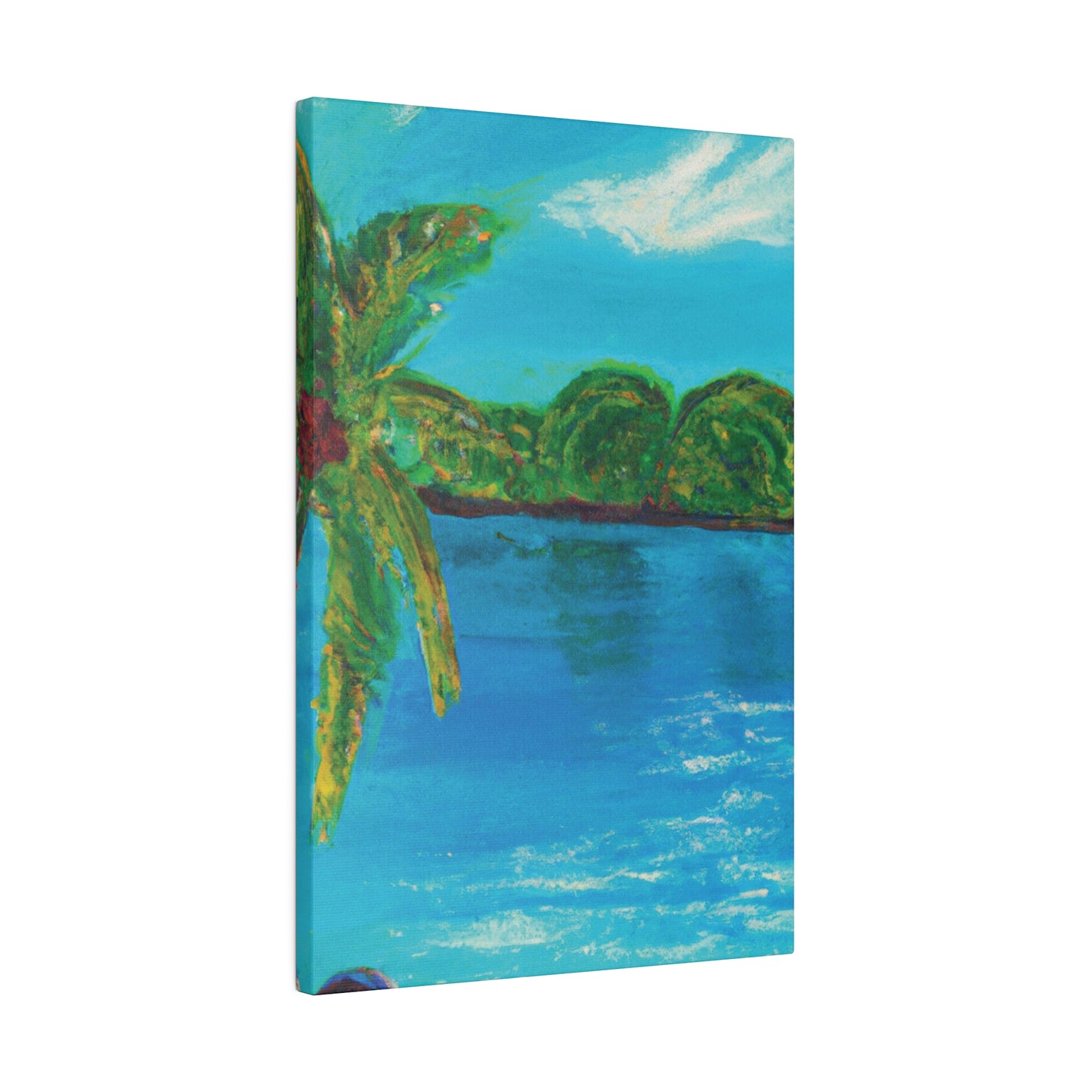 4245A - Bahamas Ocean Painting Print | Bahamas | Ocean | Beach | Poster | Home Decor | Wall Art | Canvas