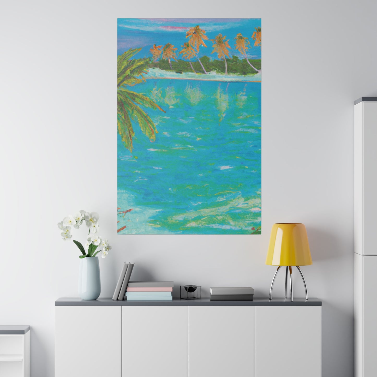 1767P - Bahamas Ocean Painting Print | Bahamas | Ocean | Beach | Poster | Home Decor | Wall Art | Canvas