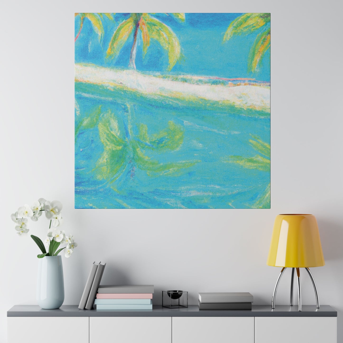 9213P - Bahamas Ocean Painting Print | Bahamas | Ocean | Beach | Poster | Home Decor | Wall Art | Canvas