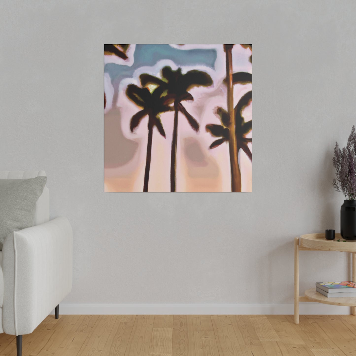 4828Q - Miami Beach Sunset Painting Print | Miami | Beach | Sunset | Poster | Home Decor | Wall Art | Canvas