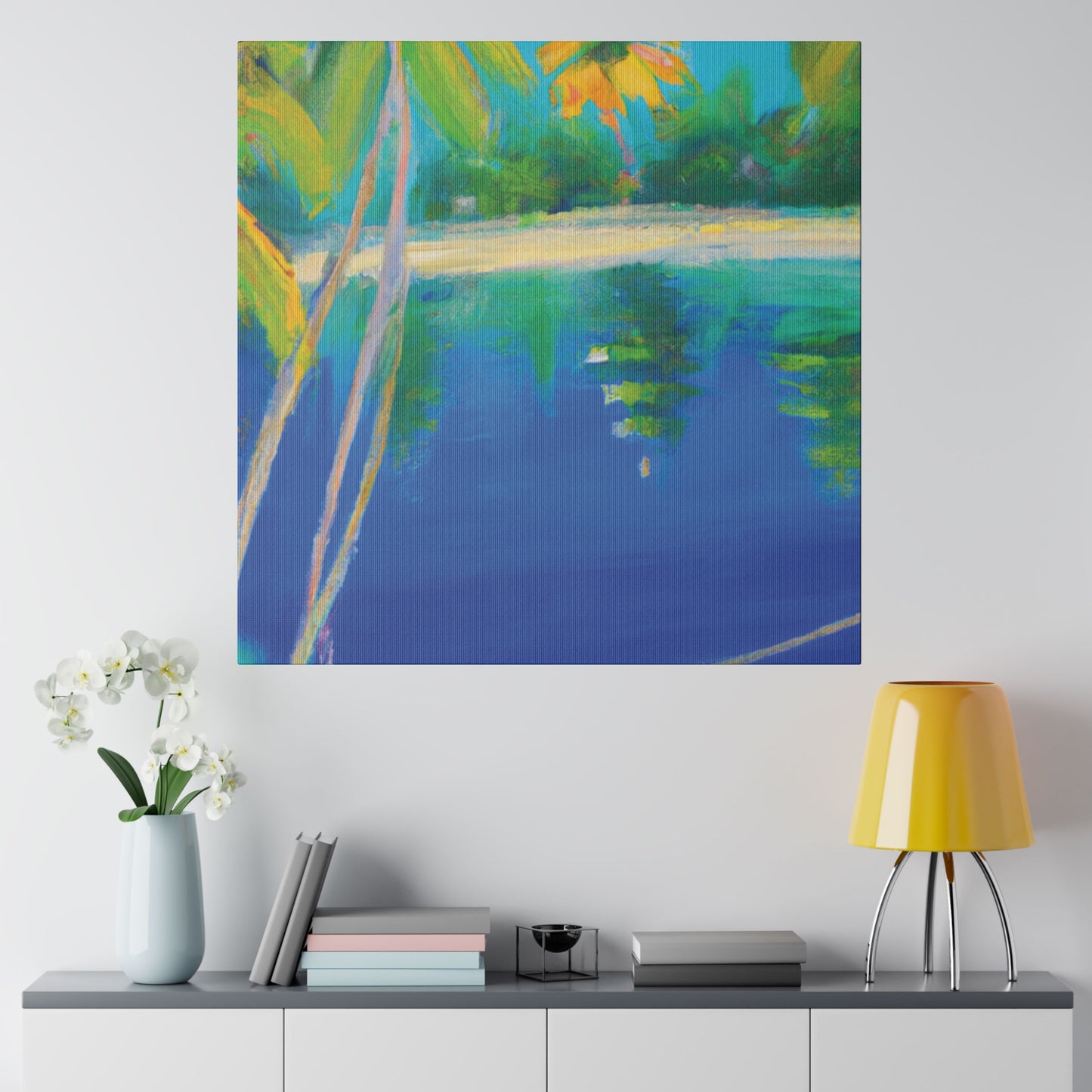 6837T - Bahamas Ocean Painting Print | Bahamas | Ocean | Beach | Poster | Home Decor | Wall Art | Canvas