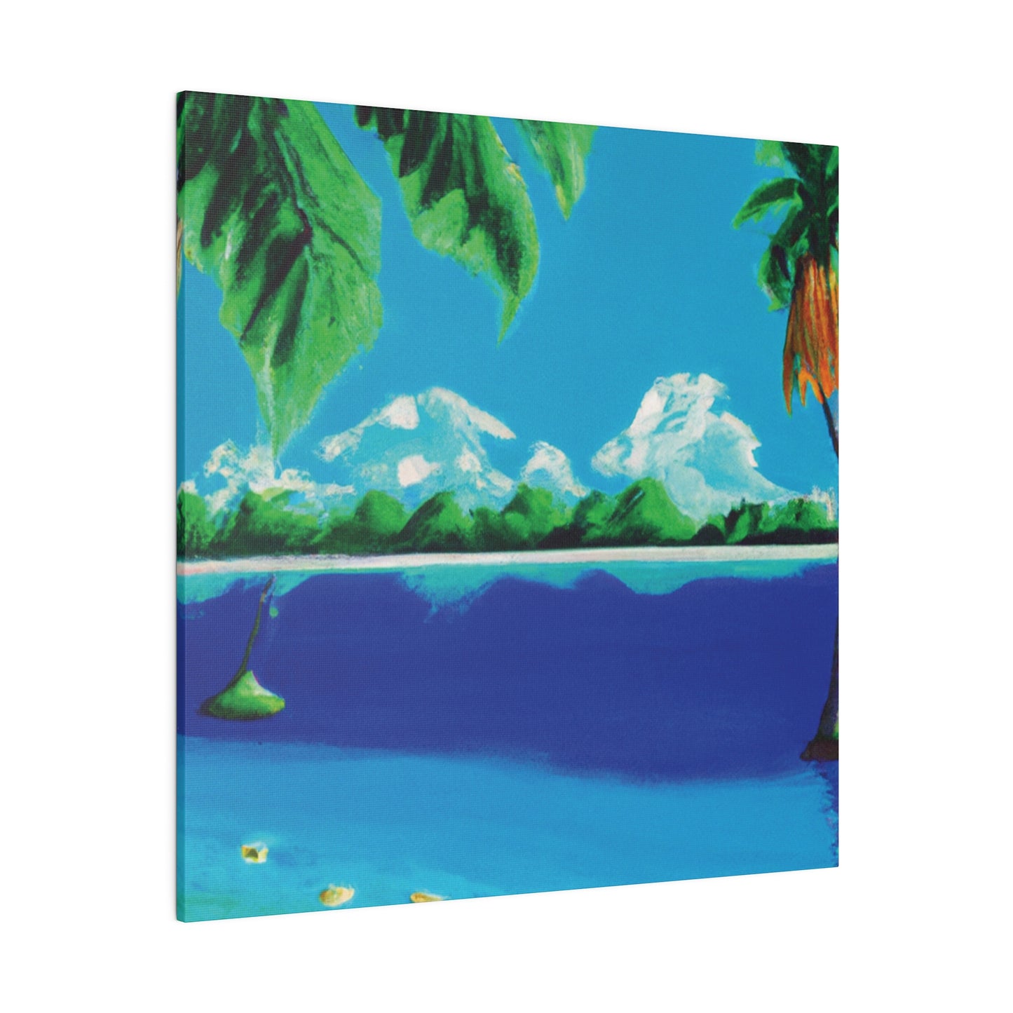 8246P - Bahamas Ocean Painting Print | Bahamas | Ocean | Beach | Poster | Home Decor | Wall Art | Canvas