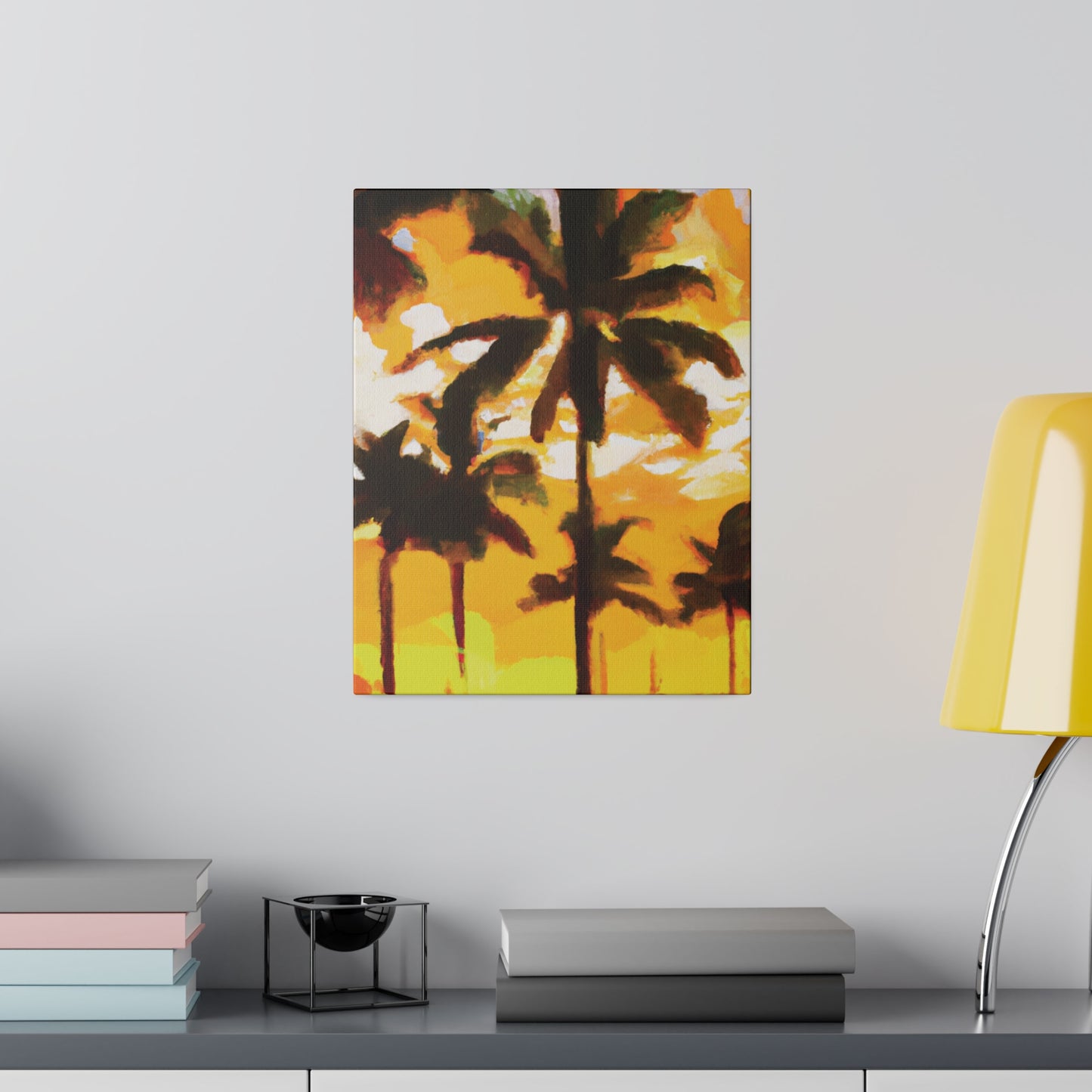 3197H - Miami Beach Sunset Painting Print | Miami | Beach | Sunset | Poster | Home Decor | Wall Art | Canvas