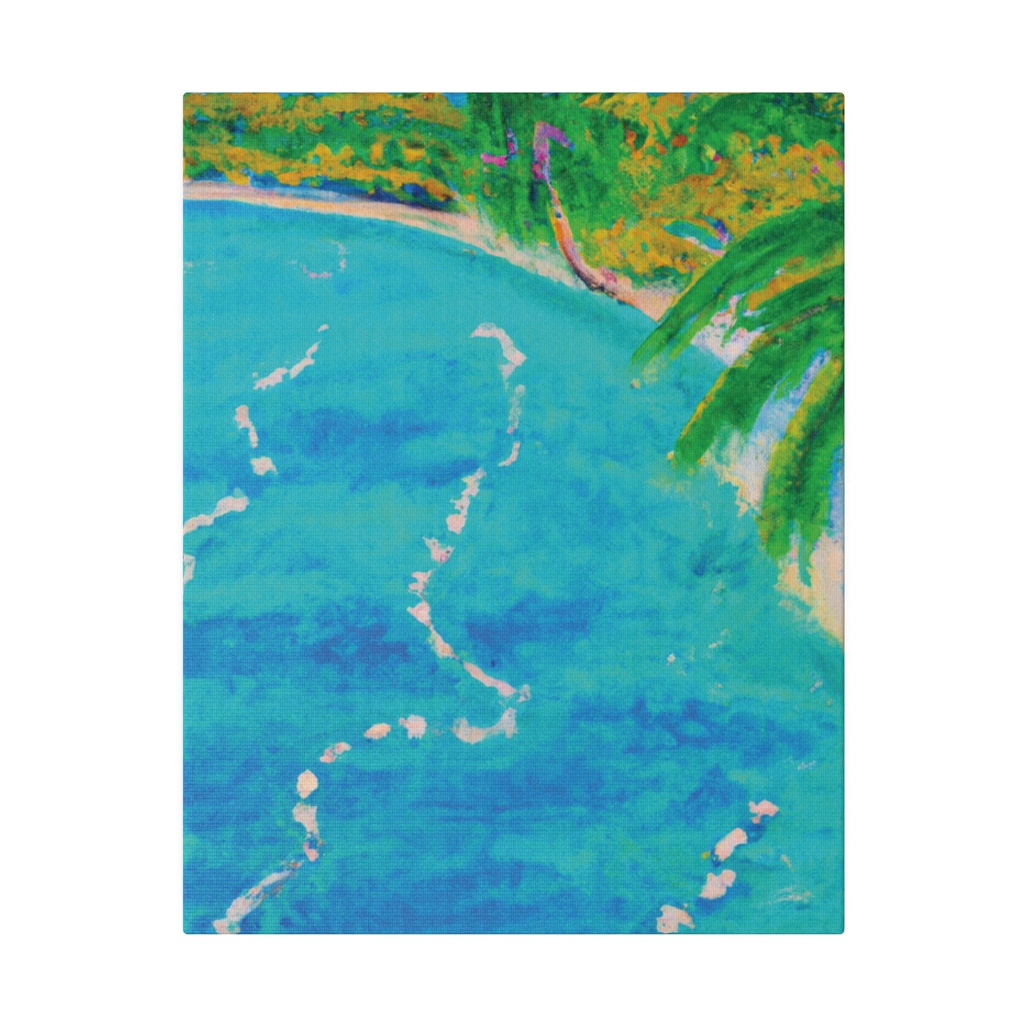 6605P - Bahamas Ocean Painting Print | Bahamas | Ocean | Beach | Poster | Home Decor | Wall Art | Canvas