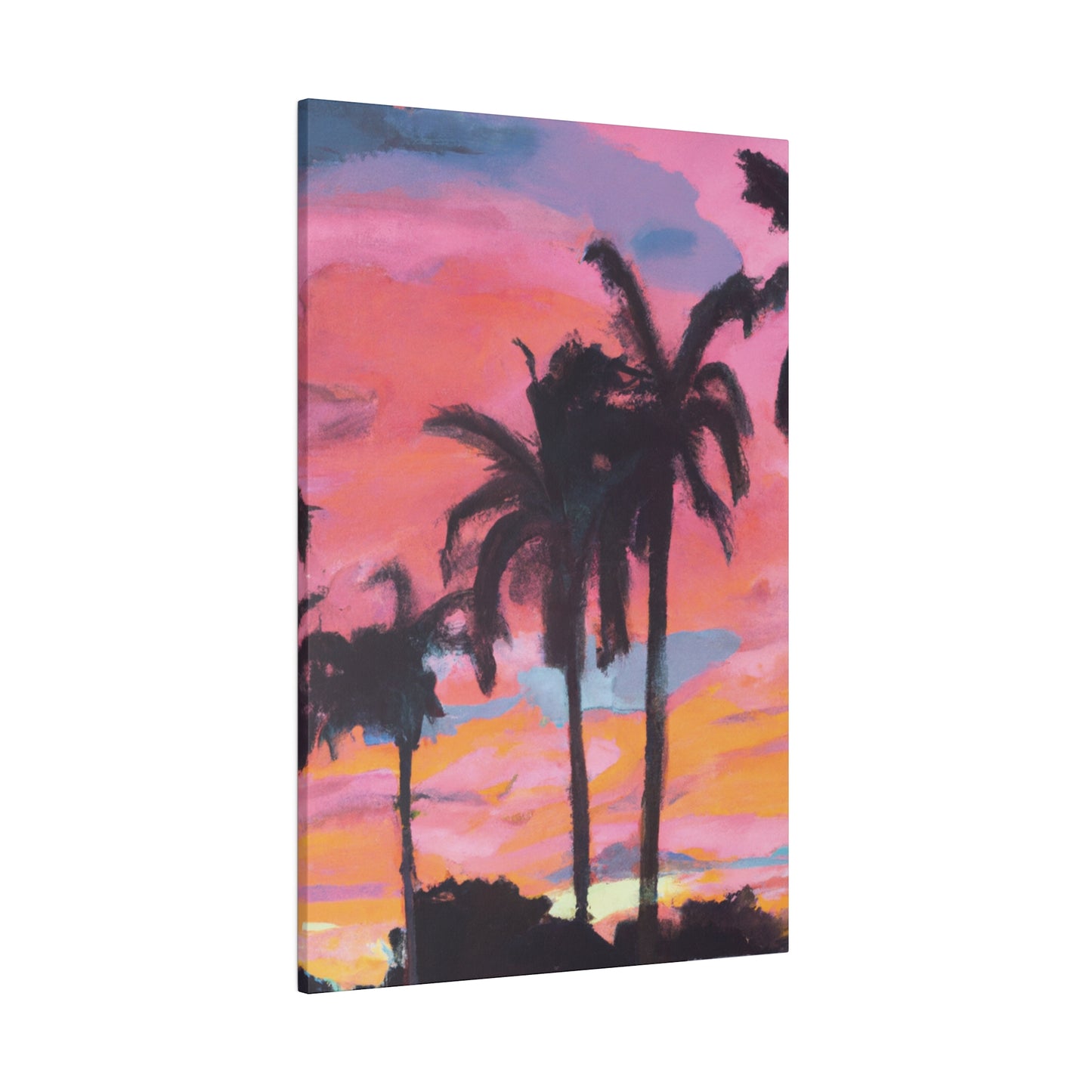 6349G - Miami Beach Sunset Painting Print | Miami | Beach | Sunset | Poster | Home Decor | Wall Art | Canvas