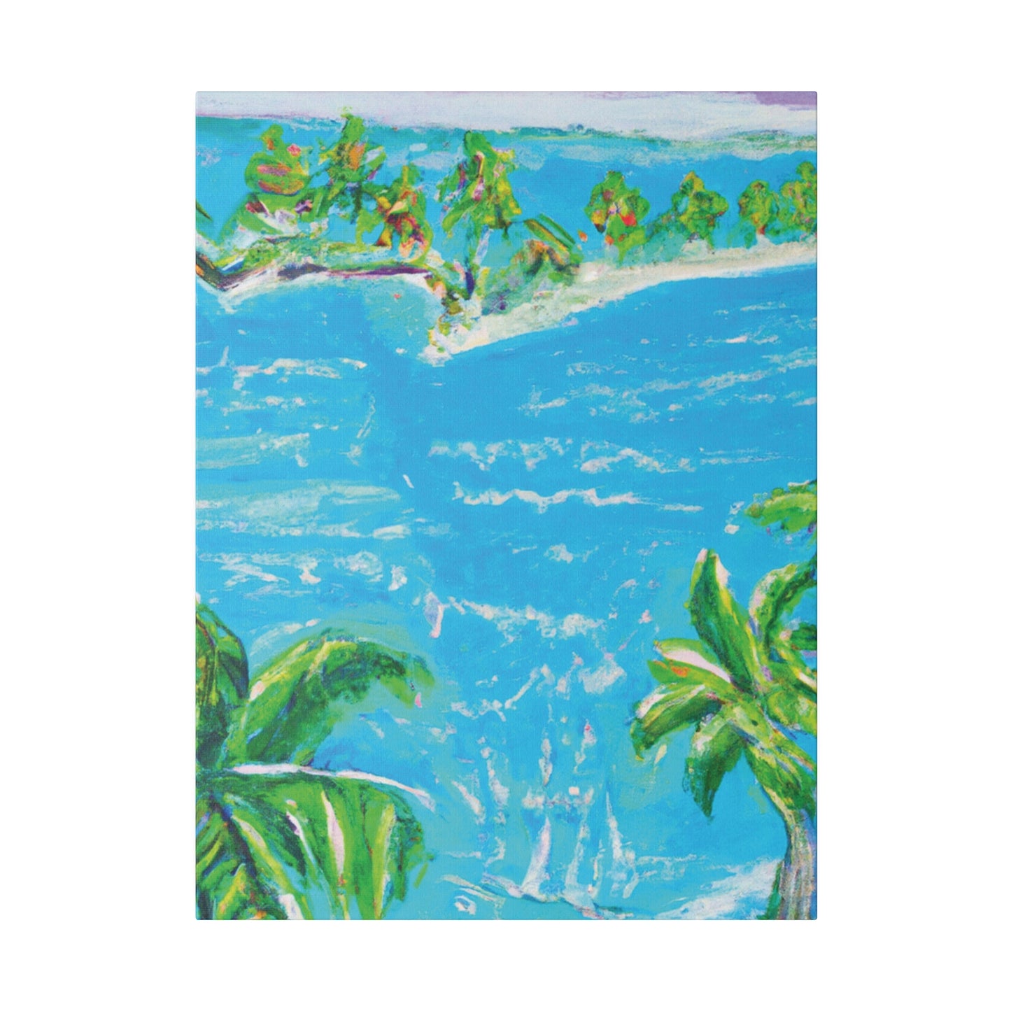 9413O - Bahamas Ocean Painting Print | Bahamas | Ocean | Beach | Poster | Home Decor | Wall Art | Canvas