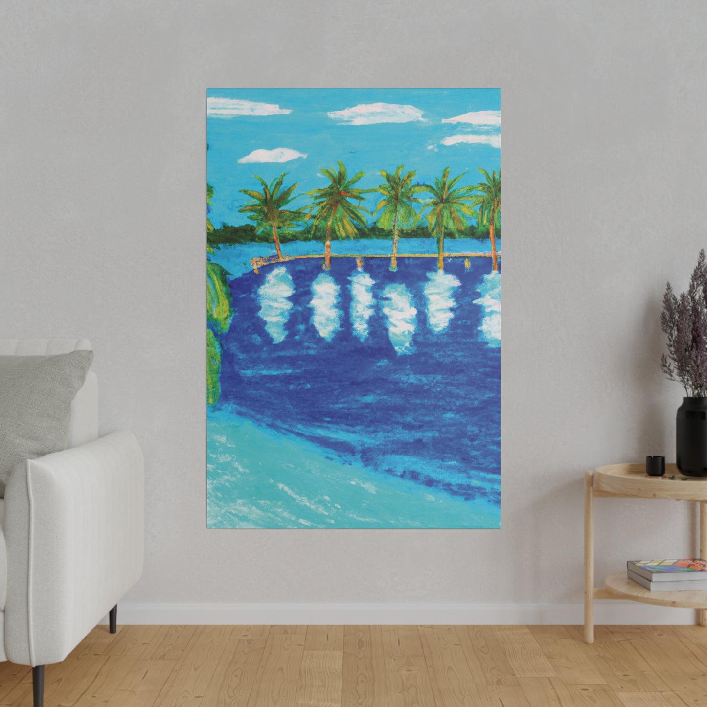 7996V - Bahamas Ocean Painting Print | Bahamas | Ocean | Beach | Poster | Home Decor | Wall Art | Canvas