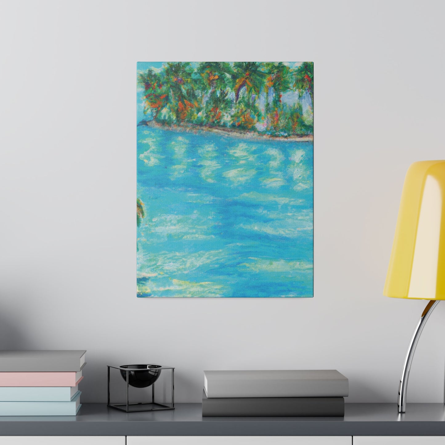 8625Q - Bahamas Ocean Painting Print | Bahamas | Ocean | Beach | Poster | Home Decor | Wall Art | Canvas