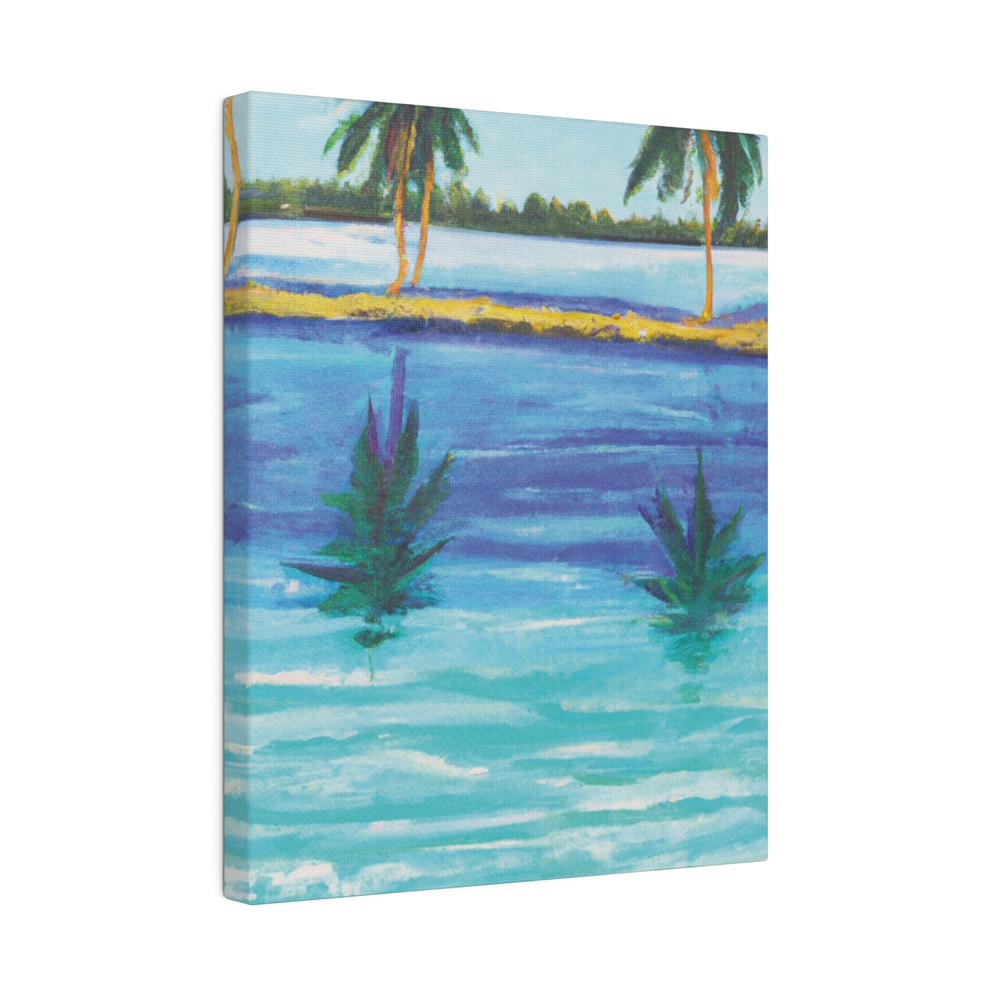 9768P - Bahamas Ocean Painting Print | Bahamas | Ocean | Beach | Poster | Home Decor | Wall Art | Canvas