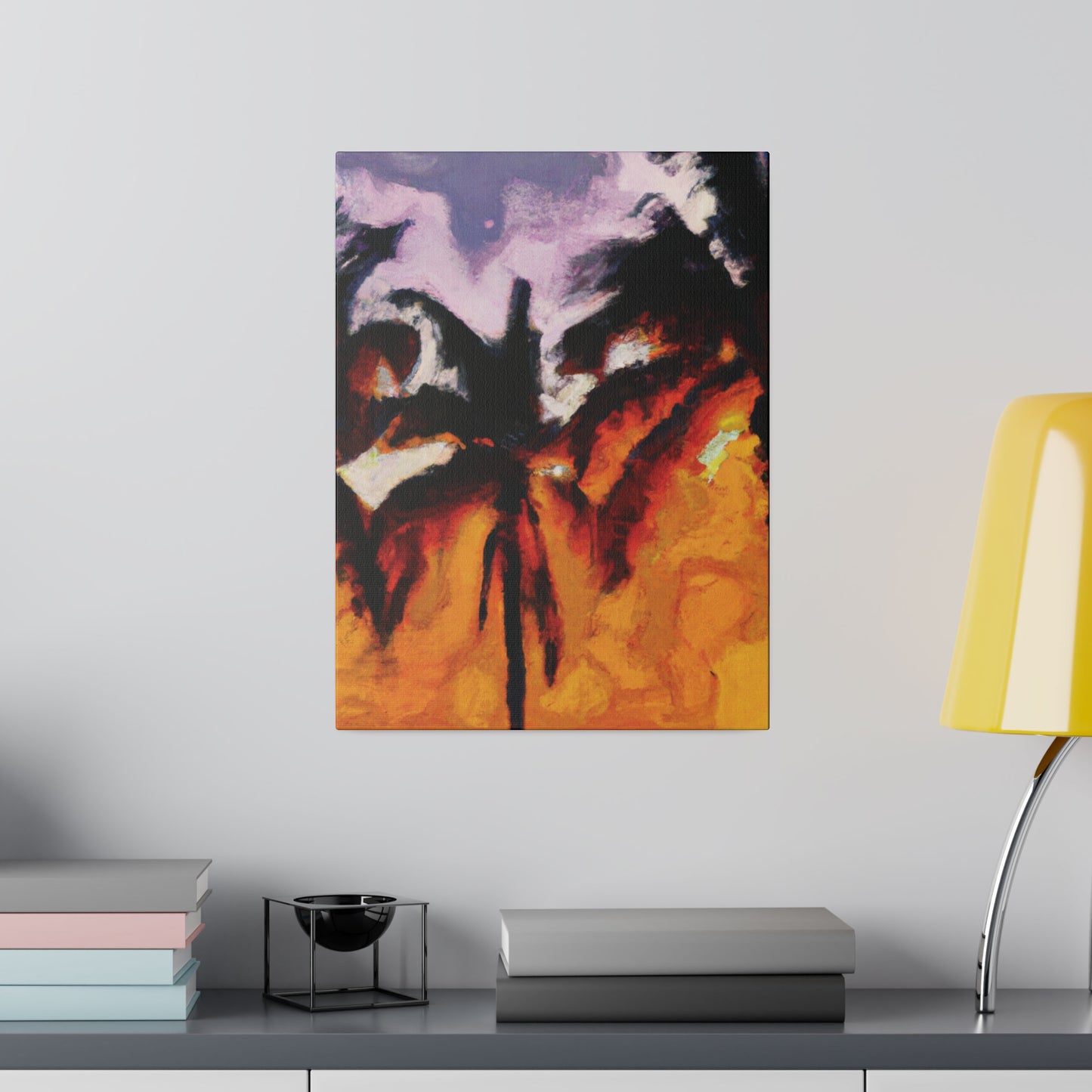 2537V - Miami Beach Sunset Painting Print | Miami | Beach | Sunset | Poster | Home Decor | Wall Art | Canvas