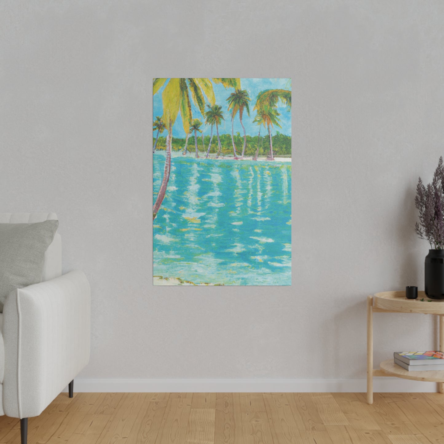 8537R - Bahamas Ocean Painting Print | Bahamas | Ocean | Beach | Poster | Home Decor | Wall Art | Canvas