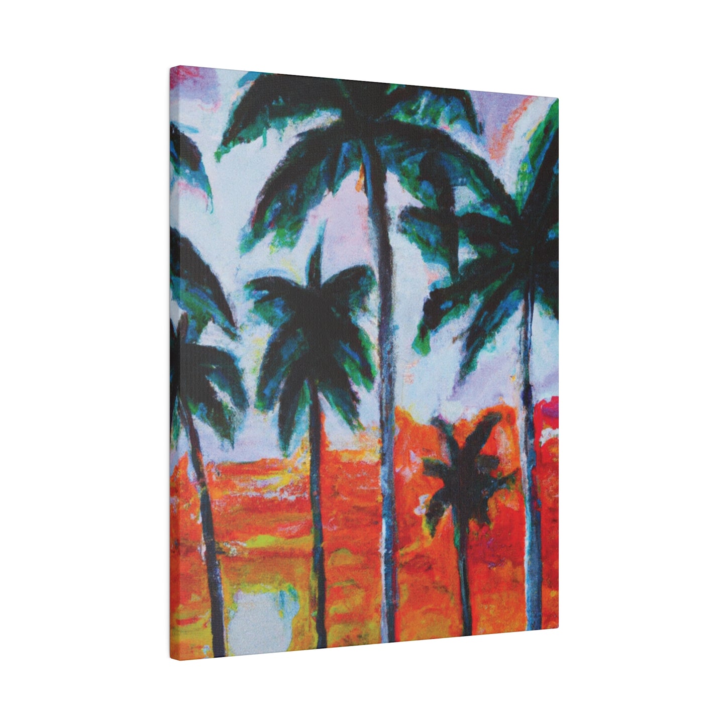 5398G - Miami Beach Sunset Painting Print | Miami | Beach | Sunset | Poster | Home Decor | Wall Art | Canvas