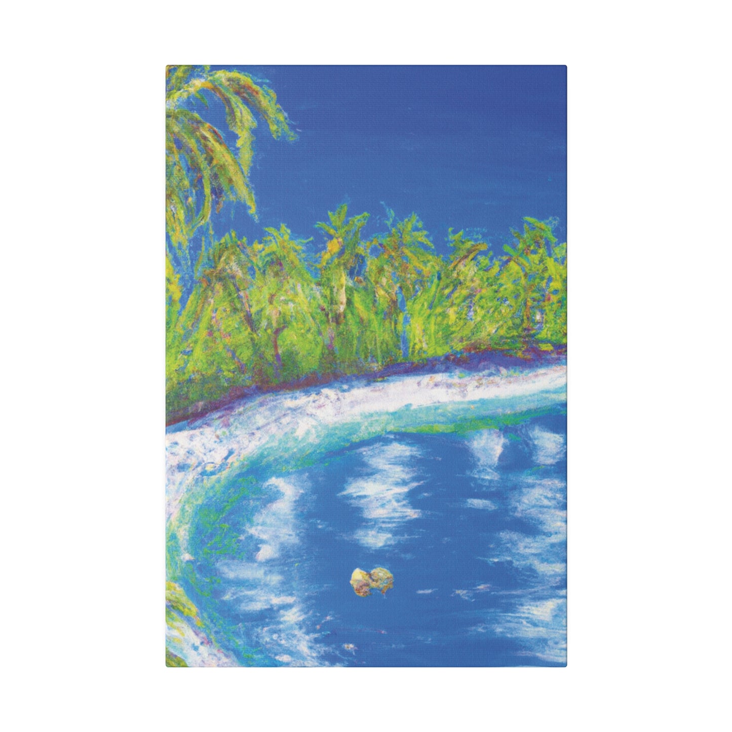 3798C - Bahamas Ocean Painting Print | Bahamas | Ocean | Beach | Poster | Home Decor | Wall Art | Canvas