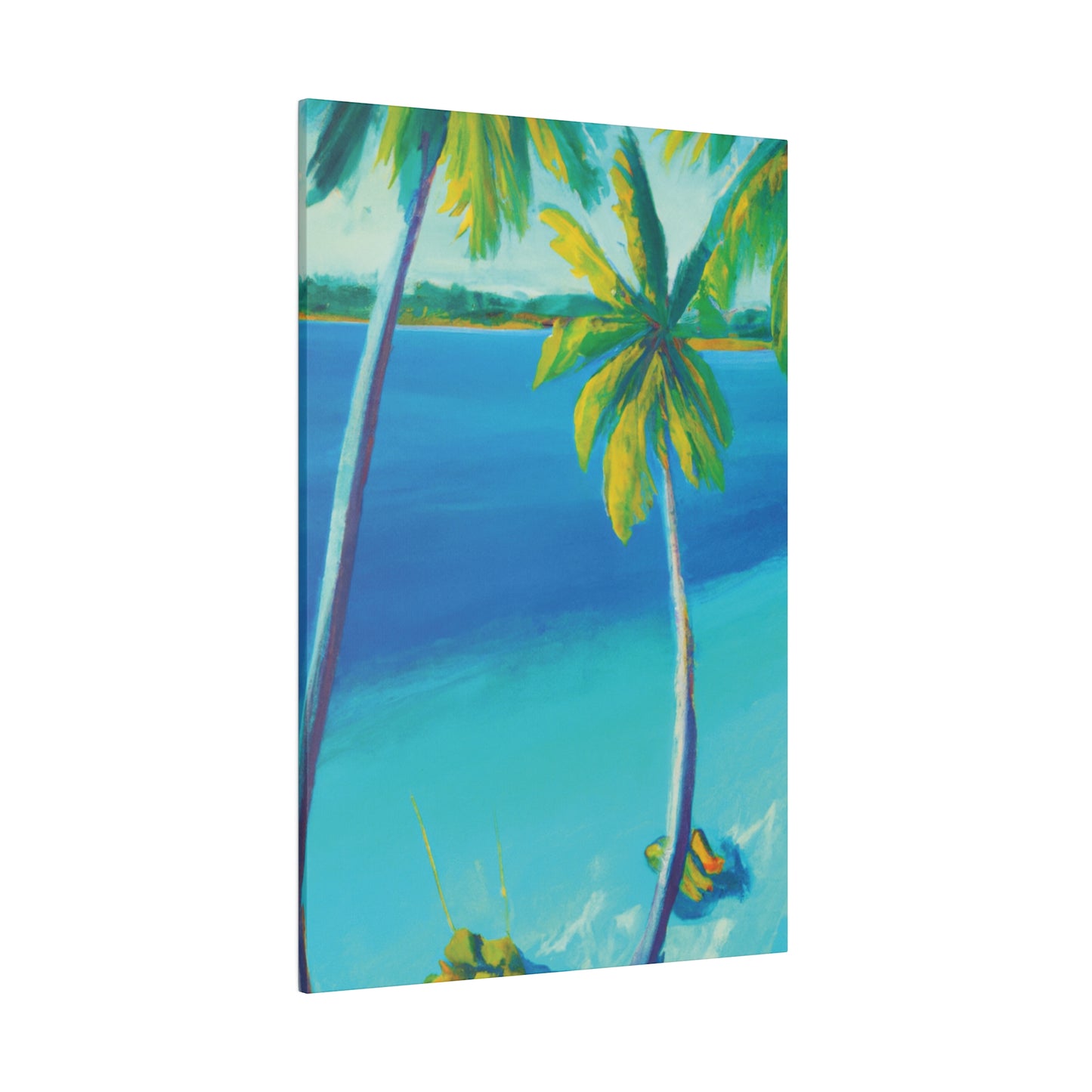 7593L - Bahamas Ocean Painting Print | Bahamas | Ocean | Beach | Poster | Home Decor | Wall Art | Canvas