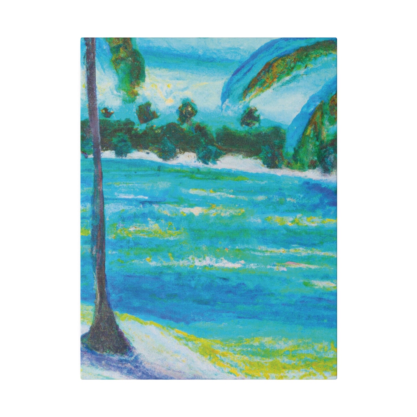 5874R - Bahamas Ocean Painting Print | Bahamas | Ocean | Beach | Poster | Home Decor | Wall Art | Canvas