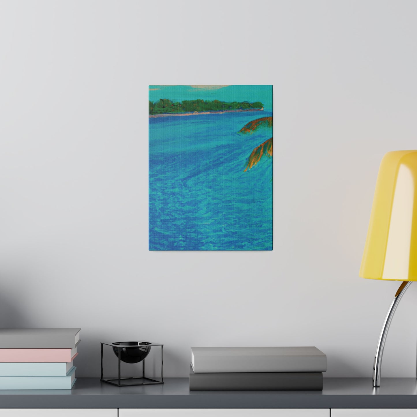 3303Q - Bahamas Ocean Painting Print | Bahamas | Ocean | Beach | Poster | Home Decor | Wall Art | Canvas