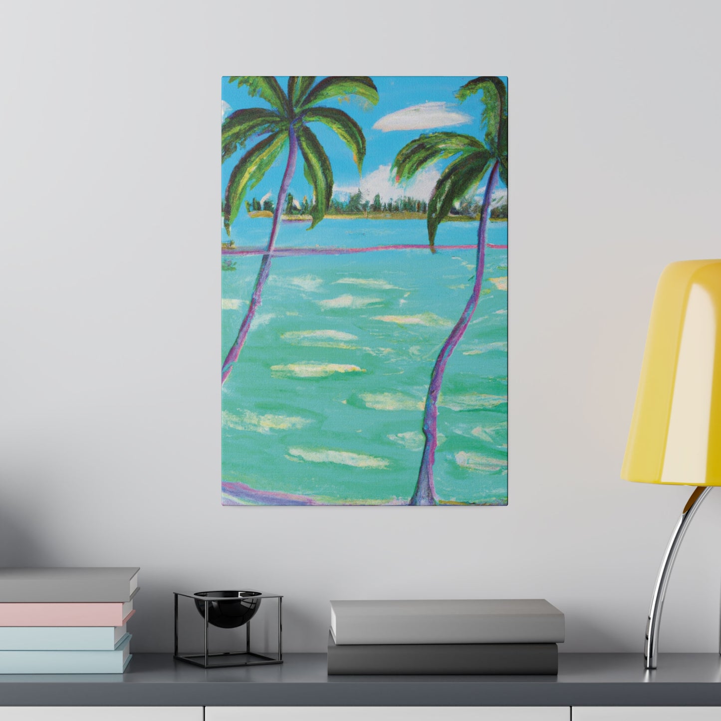 4451X - Bahamas Ocean Painting Print | Bahamas | Ocean | Beach | Poster | Home Decor | Wall Art | Canvas