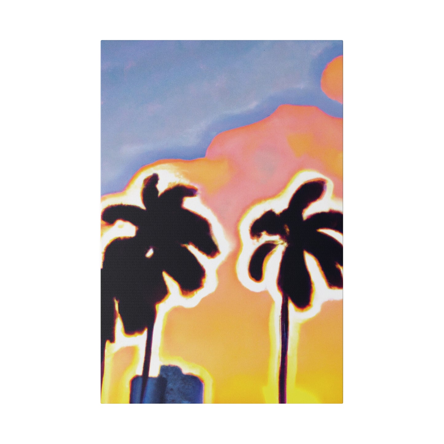 2766U - Miami Beach Sunset Painting Print | Miami | Beach | Sunset | Poster | Home Decor | Wall Art | Canvas