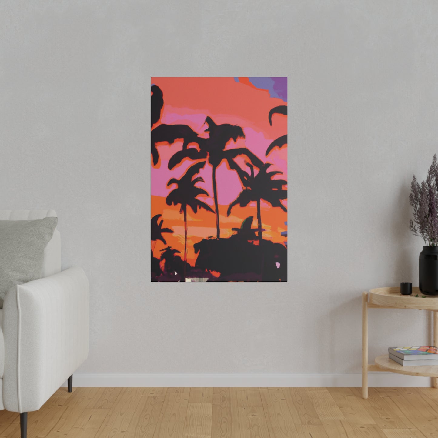 6226X - Miami Beach Sunset Painting Print | Miami | Beach | Sunset | Poster | Home Decor | Wall Art | Canvas