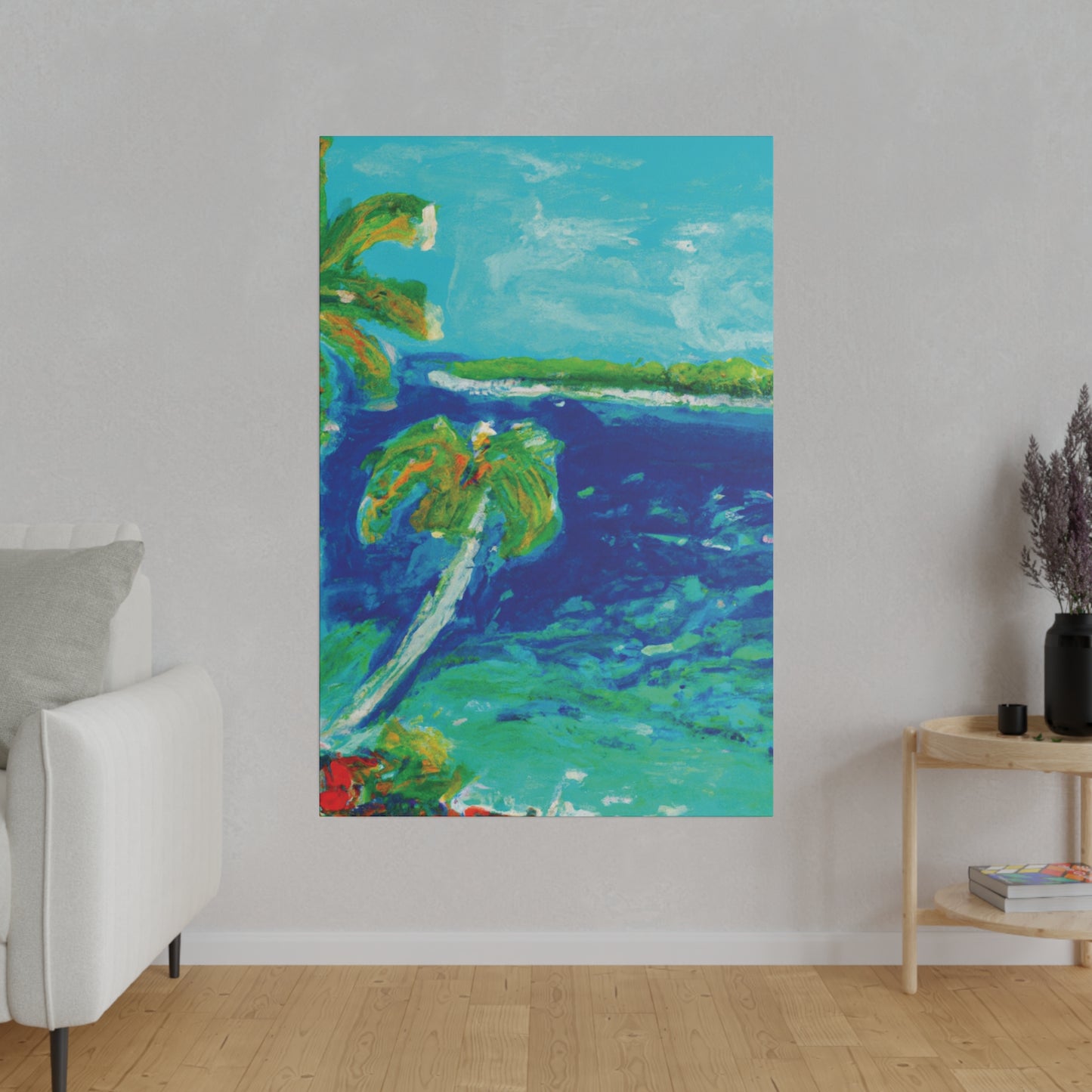 4657V - Bahamas Ocean Painting Print | Bahamas | Ocean | Beach | Poster | Home Decor | Wall Art | Canvas