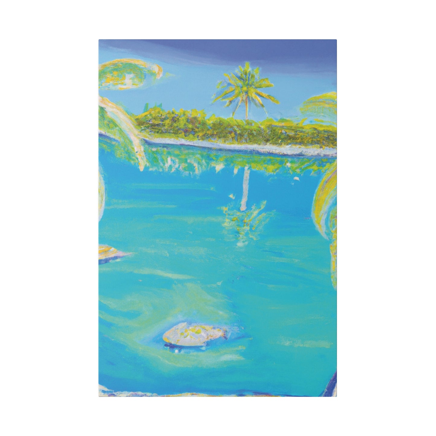 9546V - Bahamas Ocean Painting Print | Bahamas | Ocean | Beach | Poster | Home Decor | Wall Art | Canvas