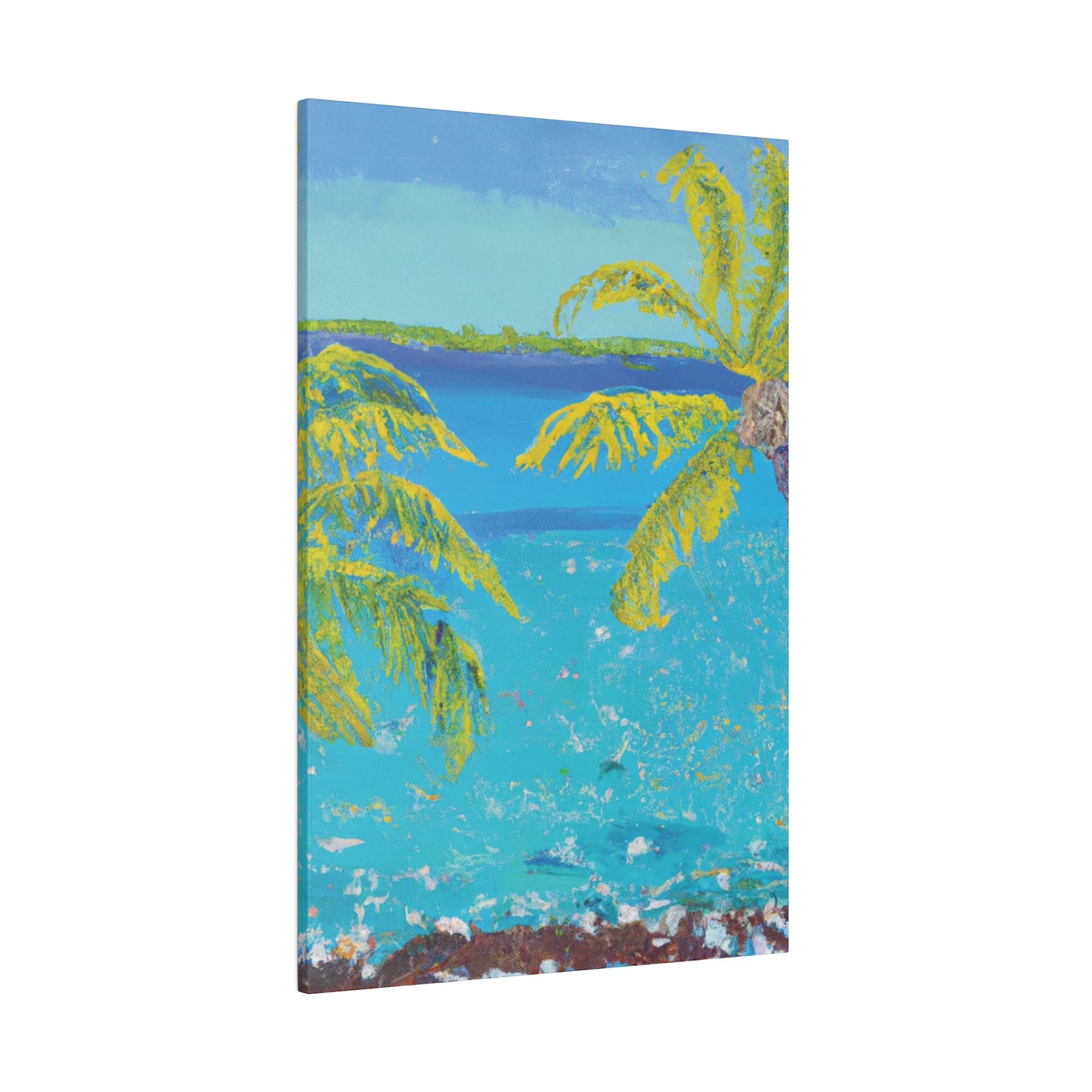 9282F - Bahamas Ocean Painting Print | Bahamas | Ocean | Beach | Poster | Home Decor | Wall Art | Canvas