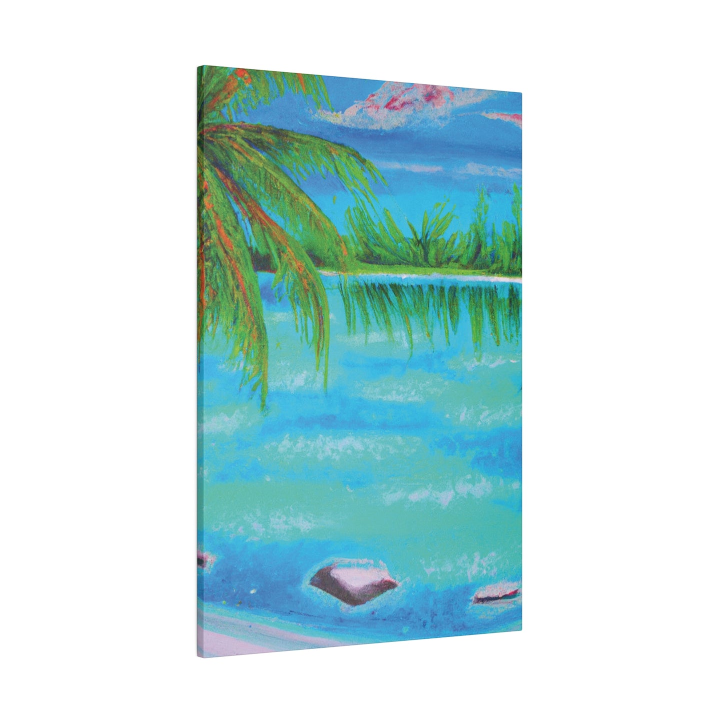 5279Q - Bahamas Ocean Painting Print | Bahamas | Ocean | Beach | Poster | Home Decor | Wall Art | Canvas