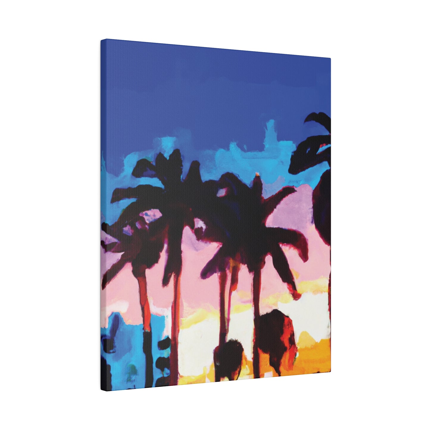 9453C - Miami Beach Sunset Painting Print | Miami | Beach | Sunset | Poster | Home Decor | Wall Art | Canvas