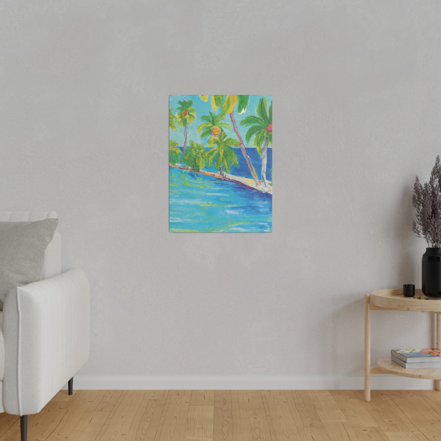 8256Q - Bahamas Ocean Painting Print | Bahamas | Ocean | Beach | Poster | Home Decor | Wall Art | Canvas