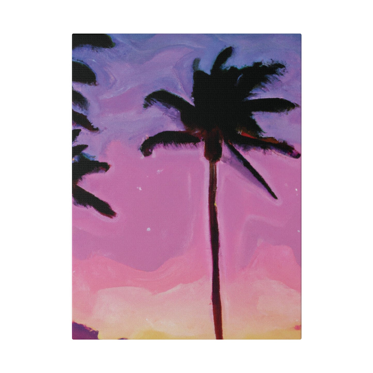 7801Y - Miami Beach Sunset Painting Print | Miami | Beach | Sunset | Poster | Home Decor | Wall Art | Canvas