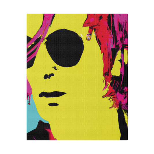 4543A - Rockstar Painting Print | Face | Abstract | Poster | Home Decor | Wall Art | Music Art | Canvas