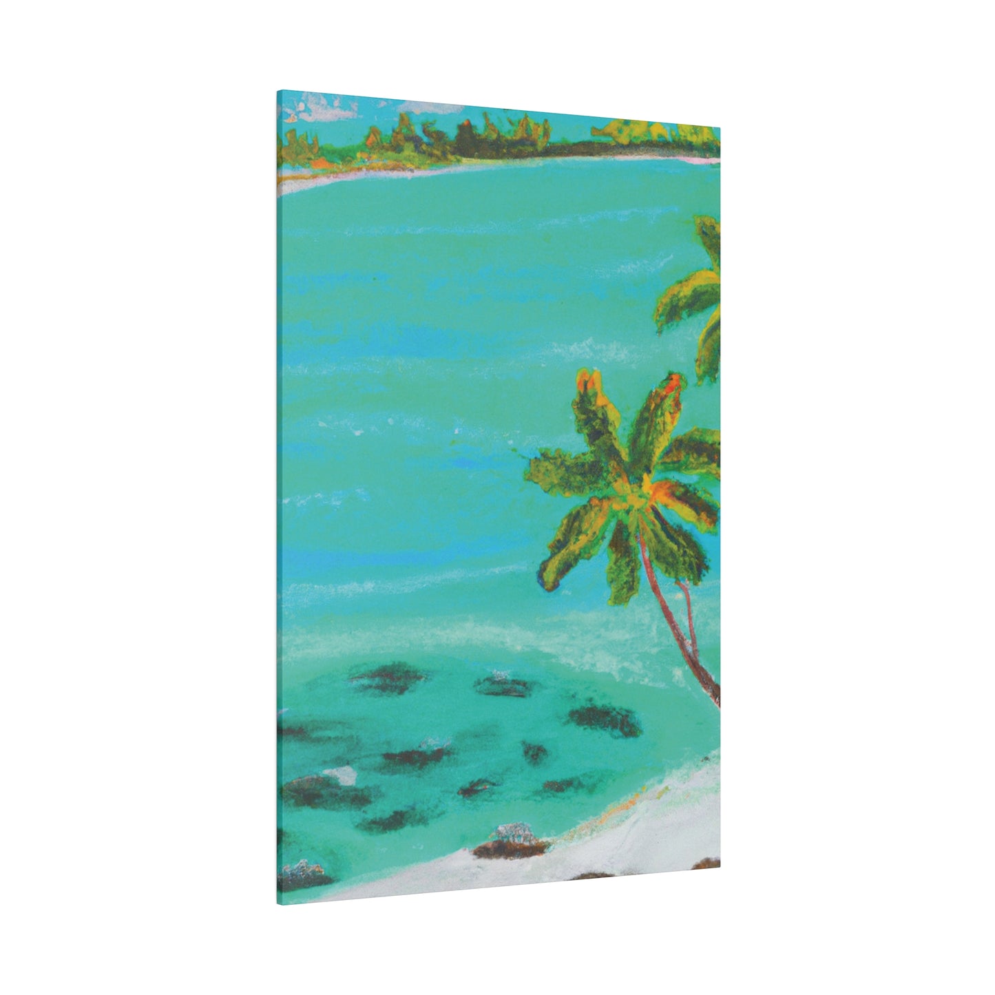 1417P - Bahamas Ocean Painting Print | Bahamas | Ocean | Beach | Poster | Home Decor | Wall Art | Canvas