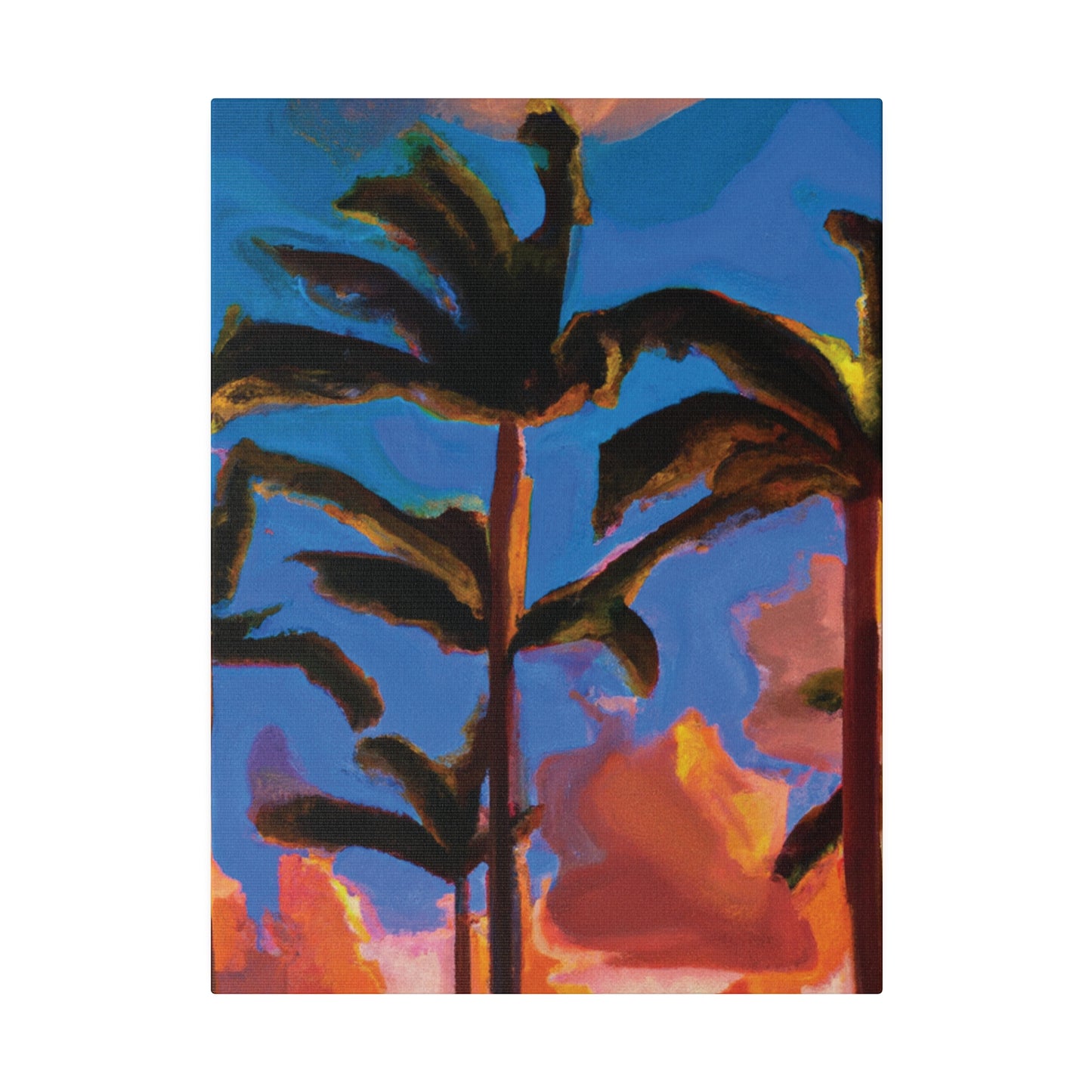 4464U - Miami Beach Sunset Painting Print | Miami | Beach | Sunset | Poster | Home Decor | Wall Art | Canvas