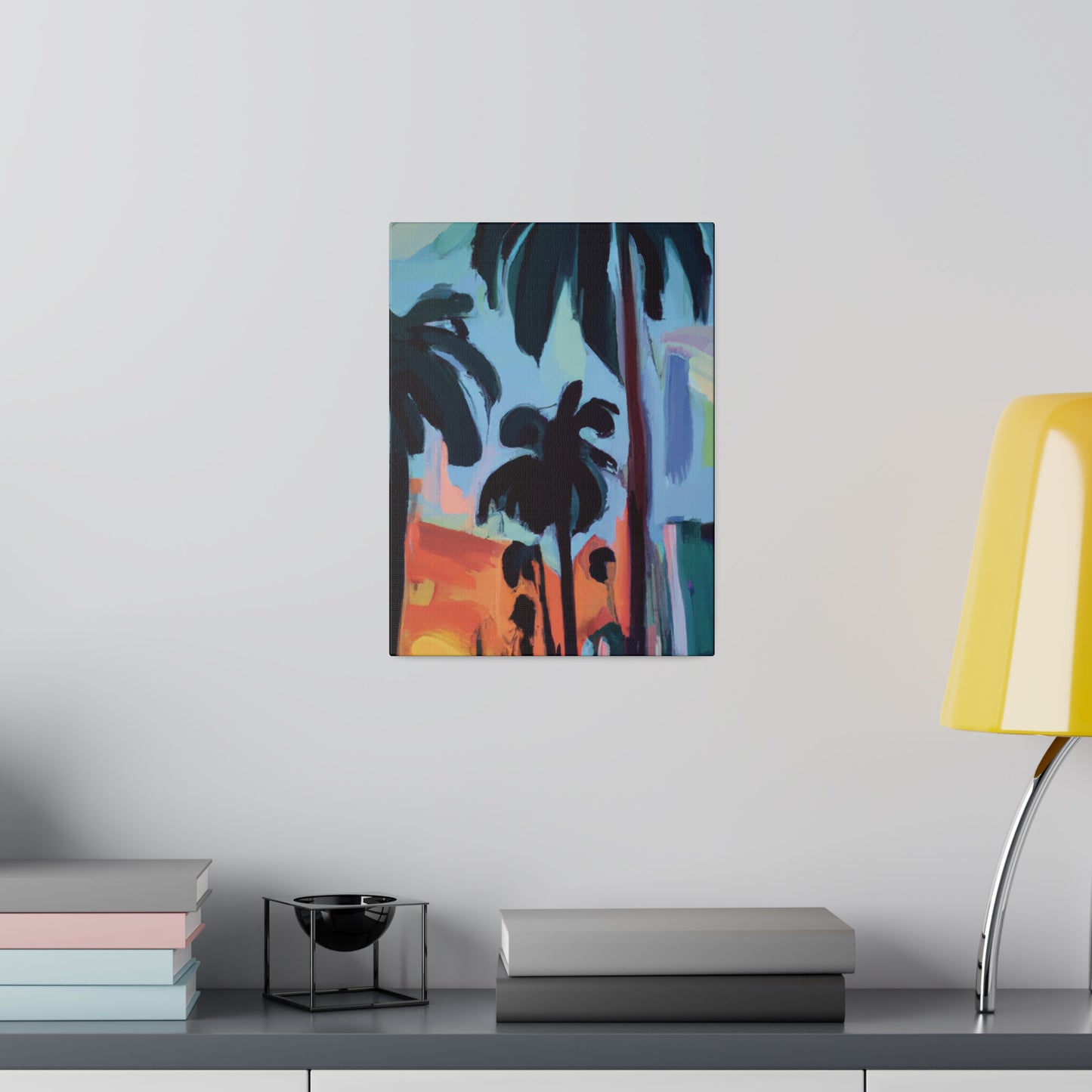 3524Z - Miami Beach Sunset Painting Print | Miami | Beach | Sunset | Poster | Home Decor | Wall Art | Canvas