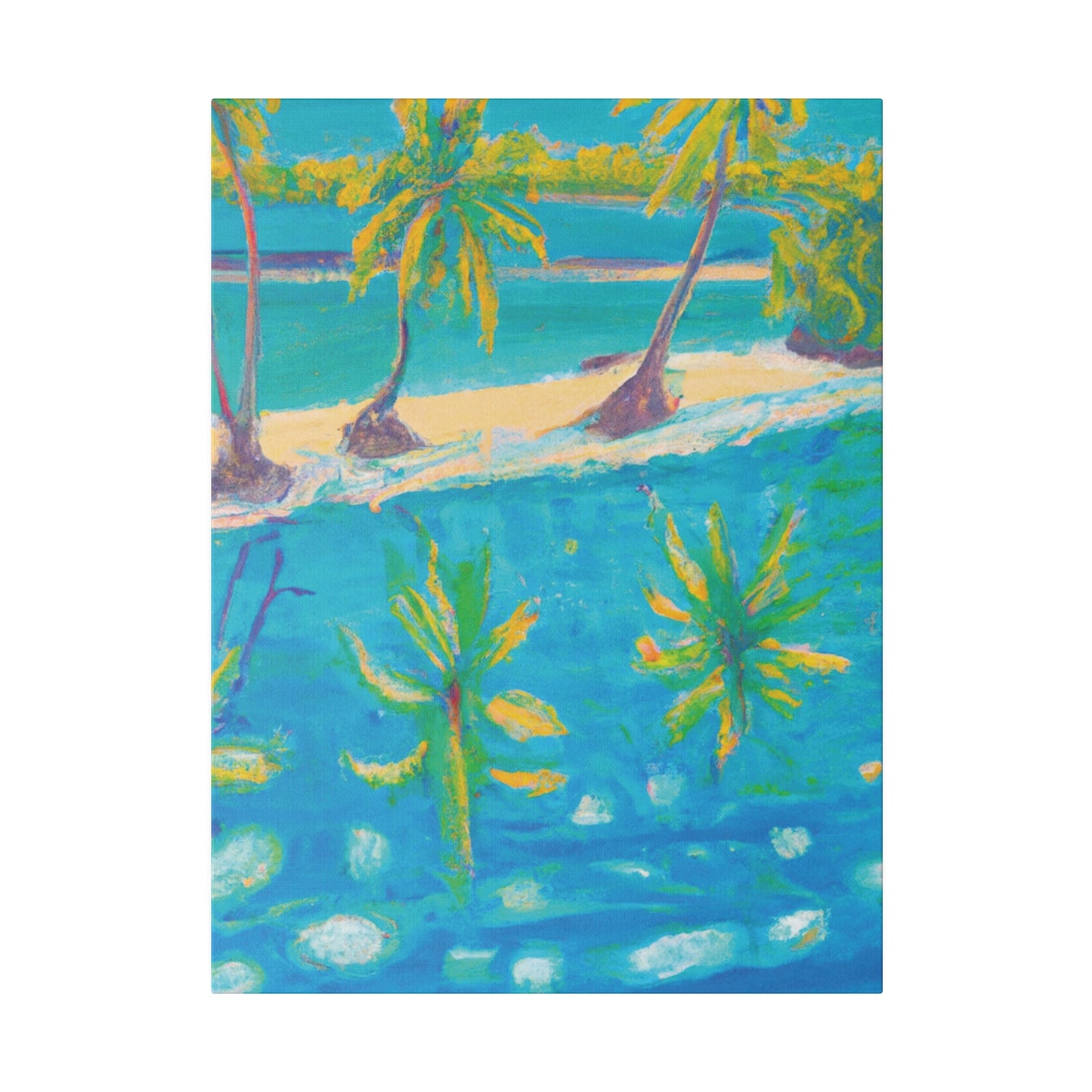 4825R - Bahamas Ocean Painting Print | Bahamas | Ocean | Beach | Poster | Home Decor | Wall Art | Canvas