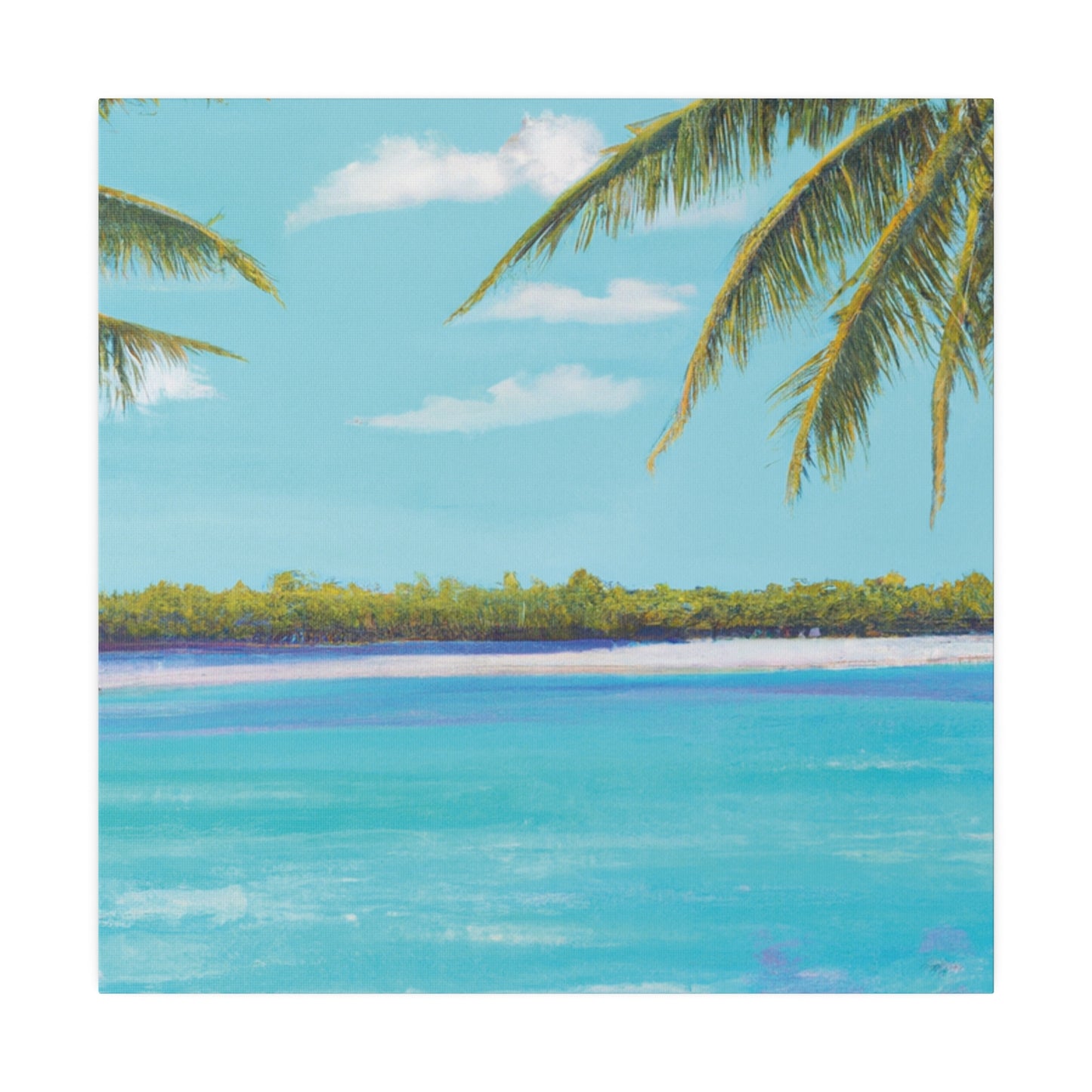 8132D - Bahamas Ocean Painting Print | Bahamas | Ocean | Beach | Poster | Home Decor | Wall Art | Canvas