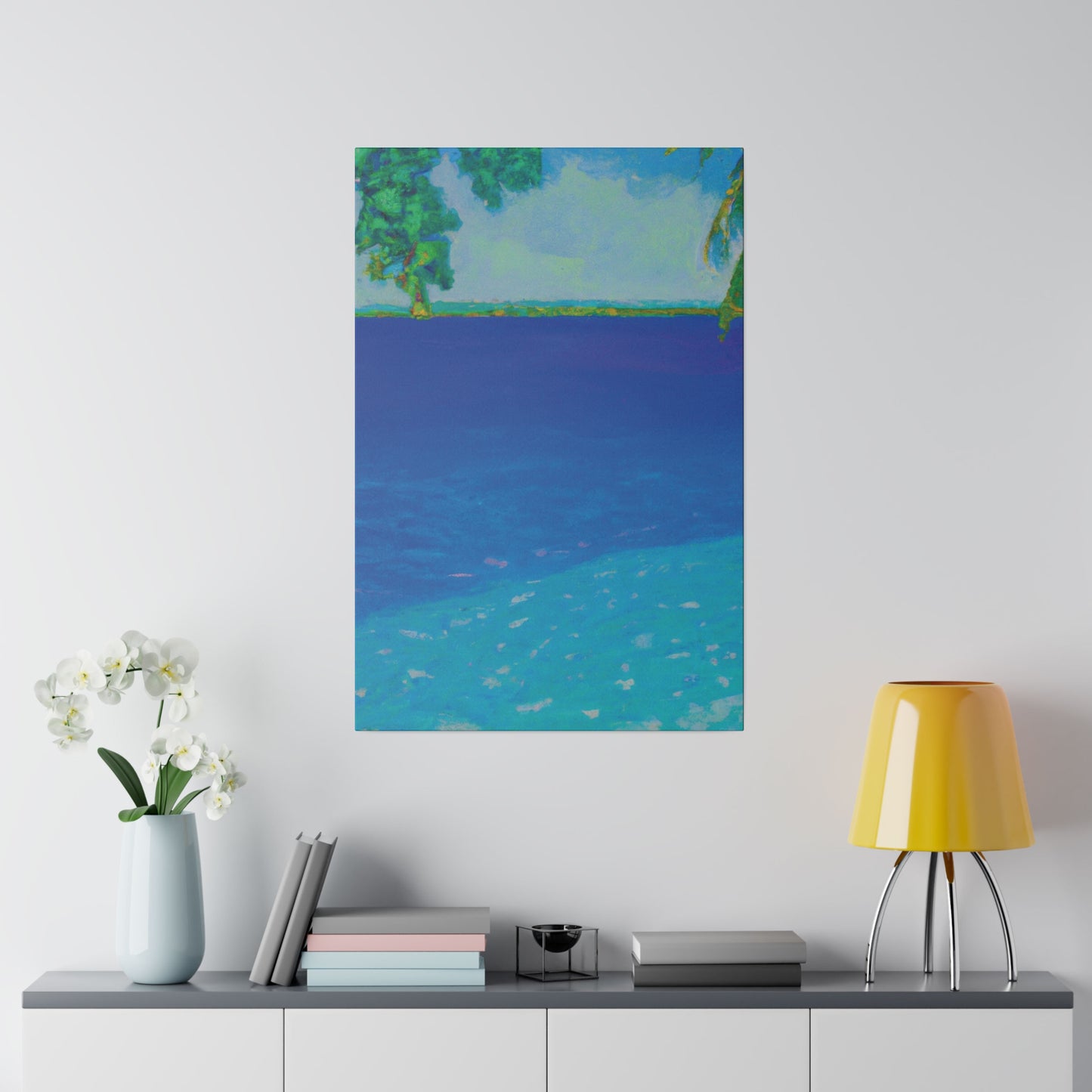 1582T - Bahamas Ocean Painting Print | Bahamas | Ocean | Beach | Poster | Home Decor | Wall Art | Canvas