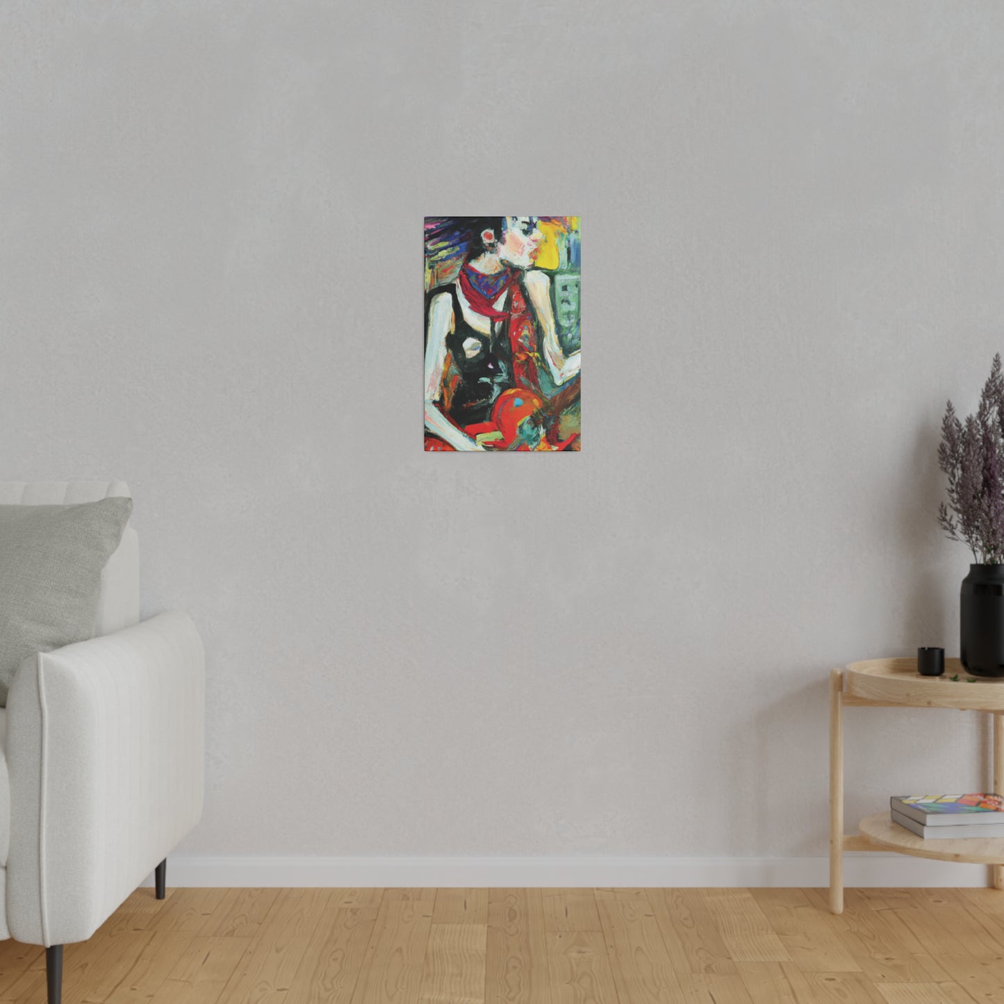 8733Q - Rockstar Oil Painting Style Print | Poster | Home Decor | Wall Art | Music Art | Canvas