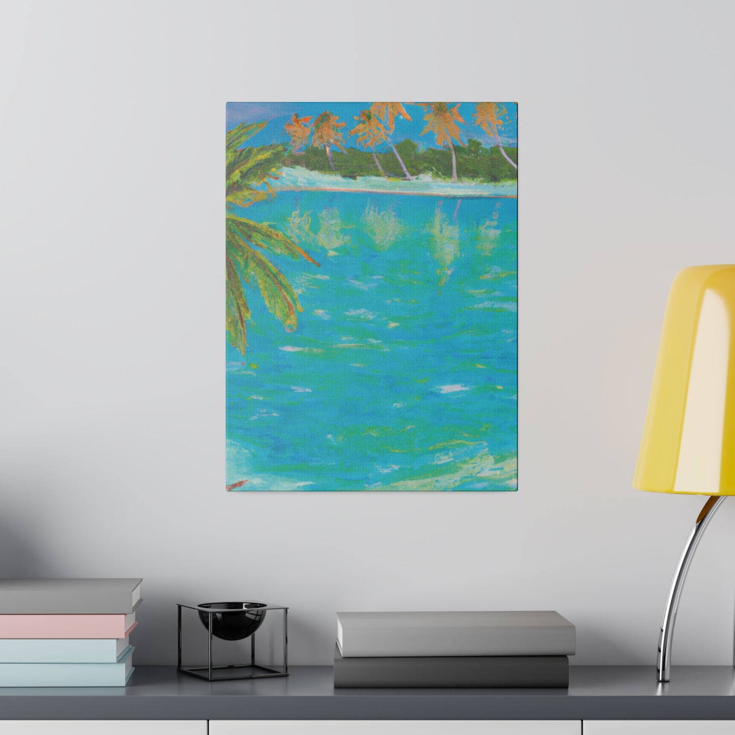 1767P - Bahamas Ocean Painting Print | Bahamas | Ocean | Beach | Poster | Home Decor | Wall Art | Canvas